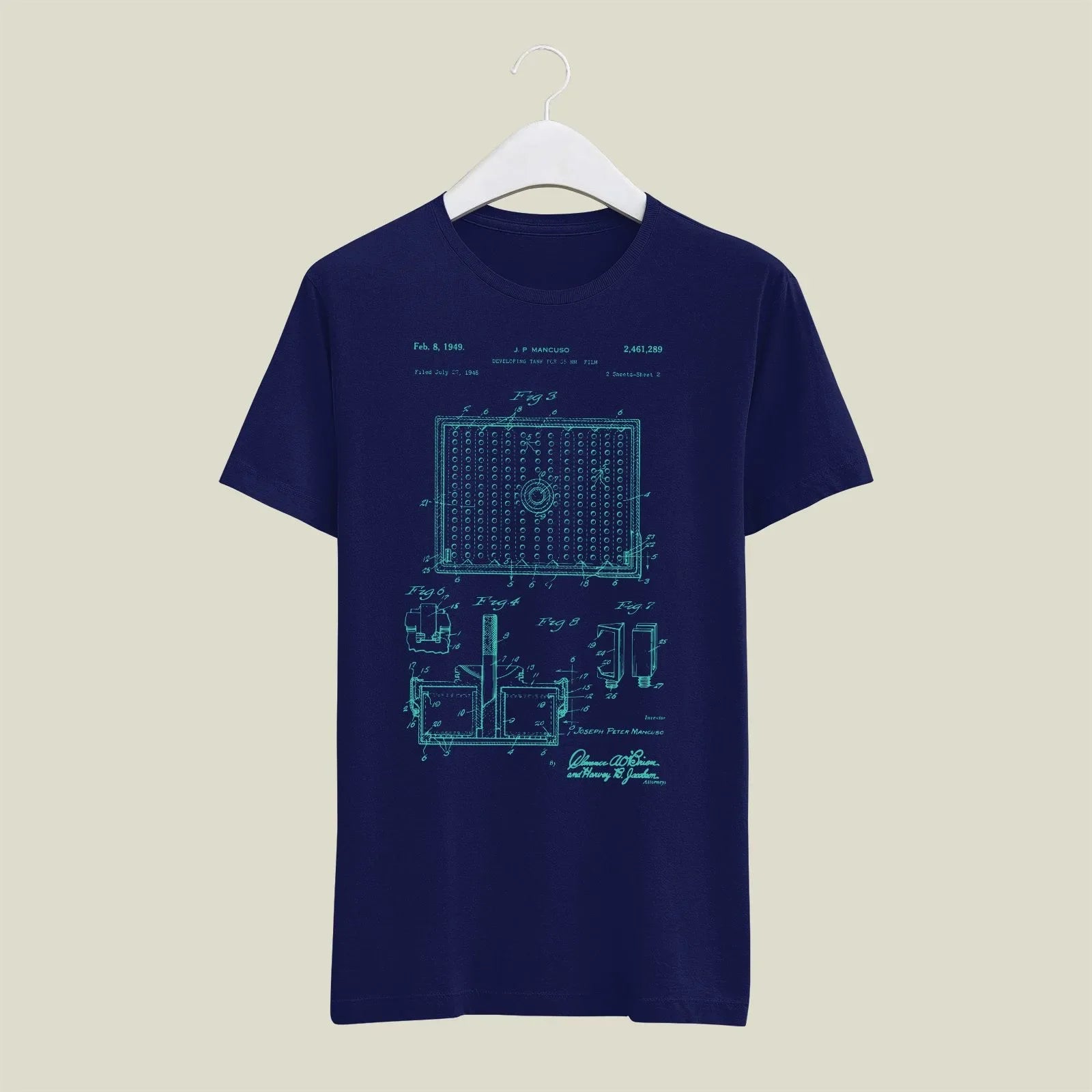 Camera Patent T-Shirt T-CMP162 Desichalchitra