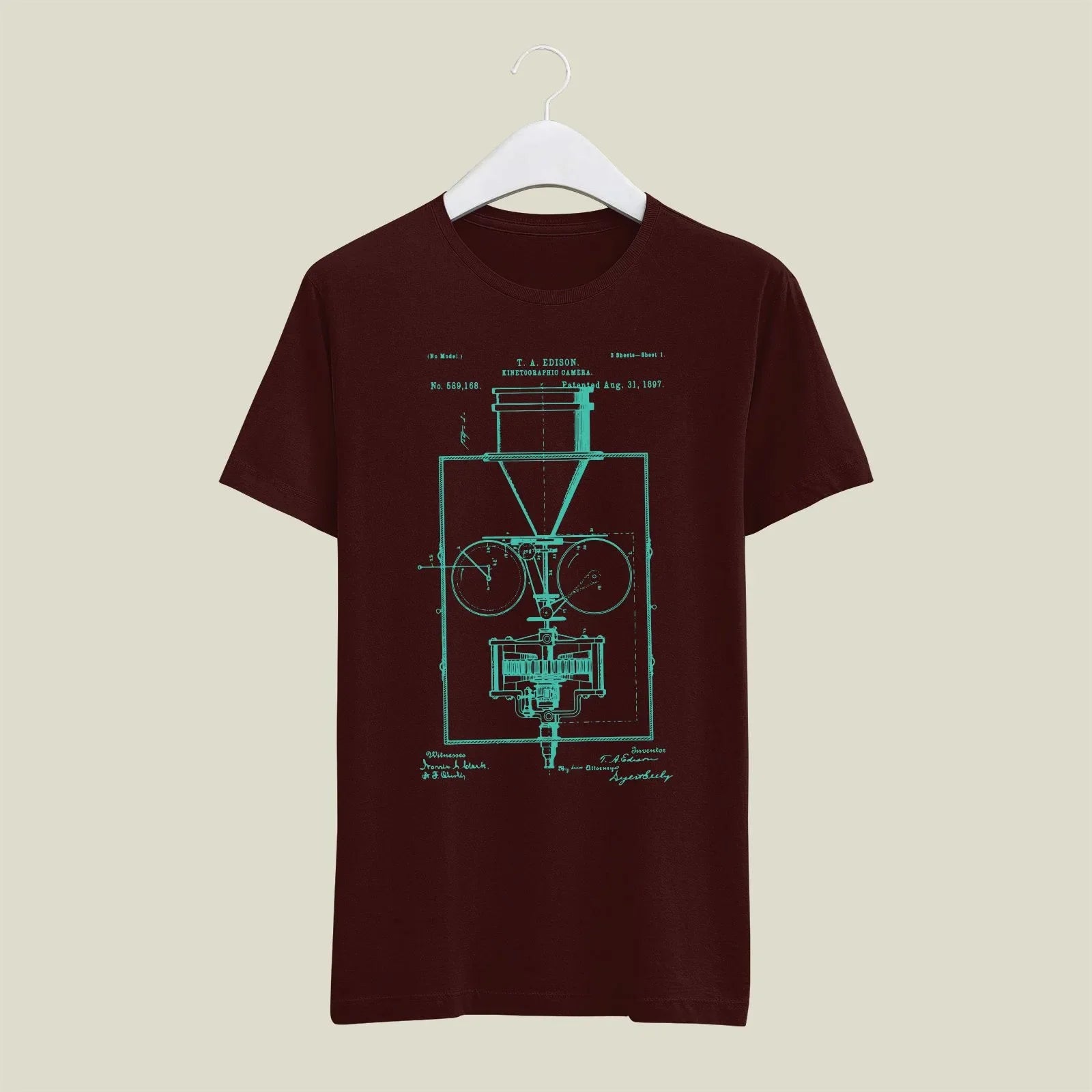 Camera Patent T-Shirt T-CMP175 Desichalchitra