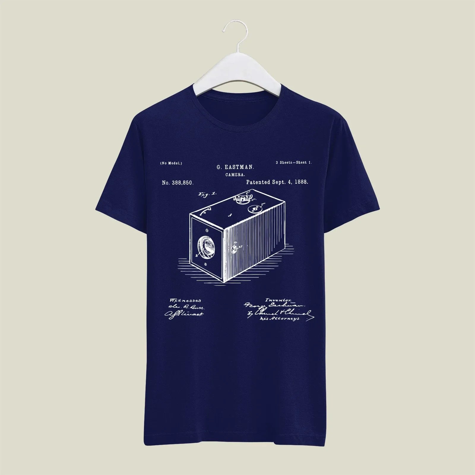 Camera Patent T-Shirt T-CMP171 Desichalchitra