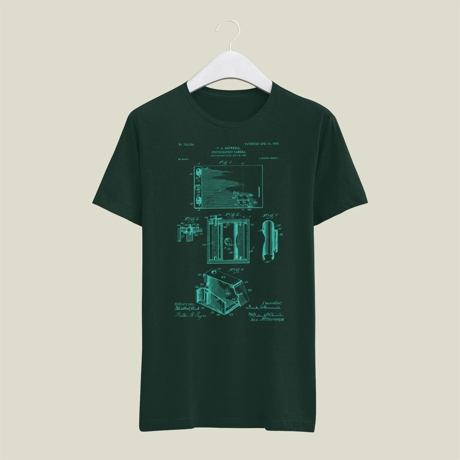 Camera Patent T-Shirt T-CMP158 Desichalchitra