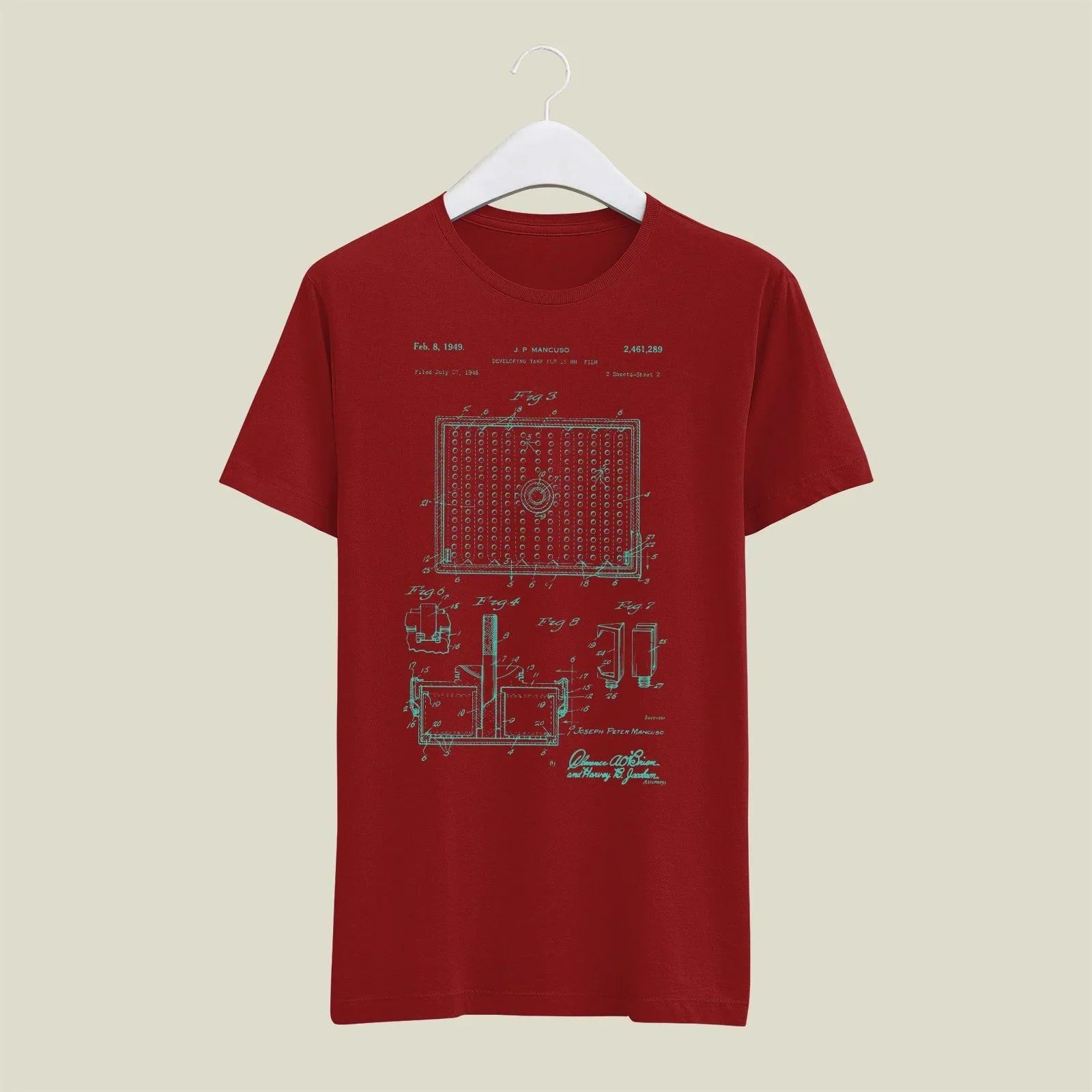 Camera Patent T-Shirt T-CMP162 Desichalchitra