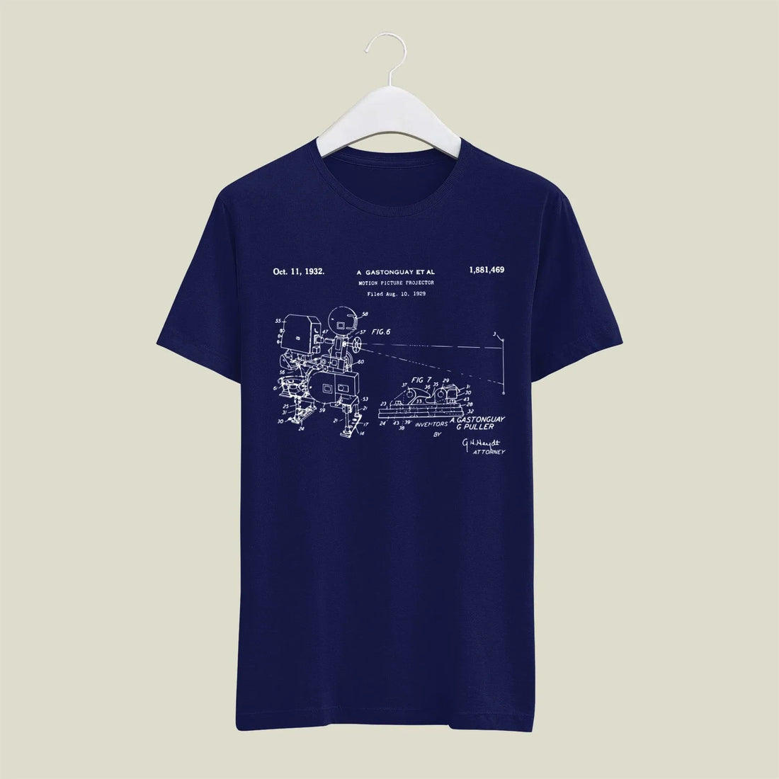 Camera Patent T-Shirt T-CMP211 Desichalchitra