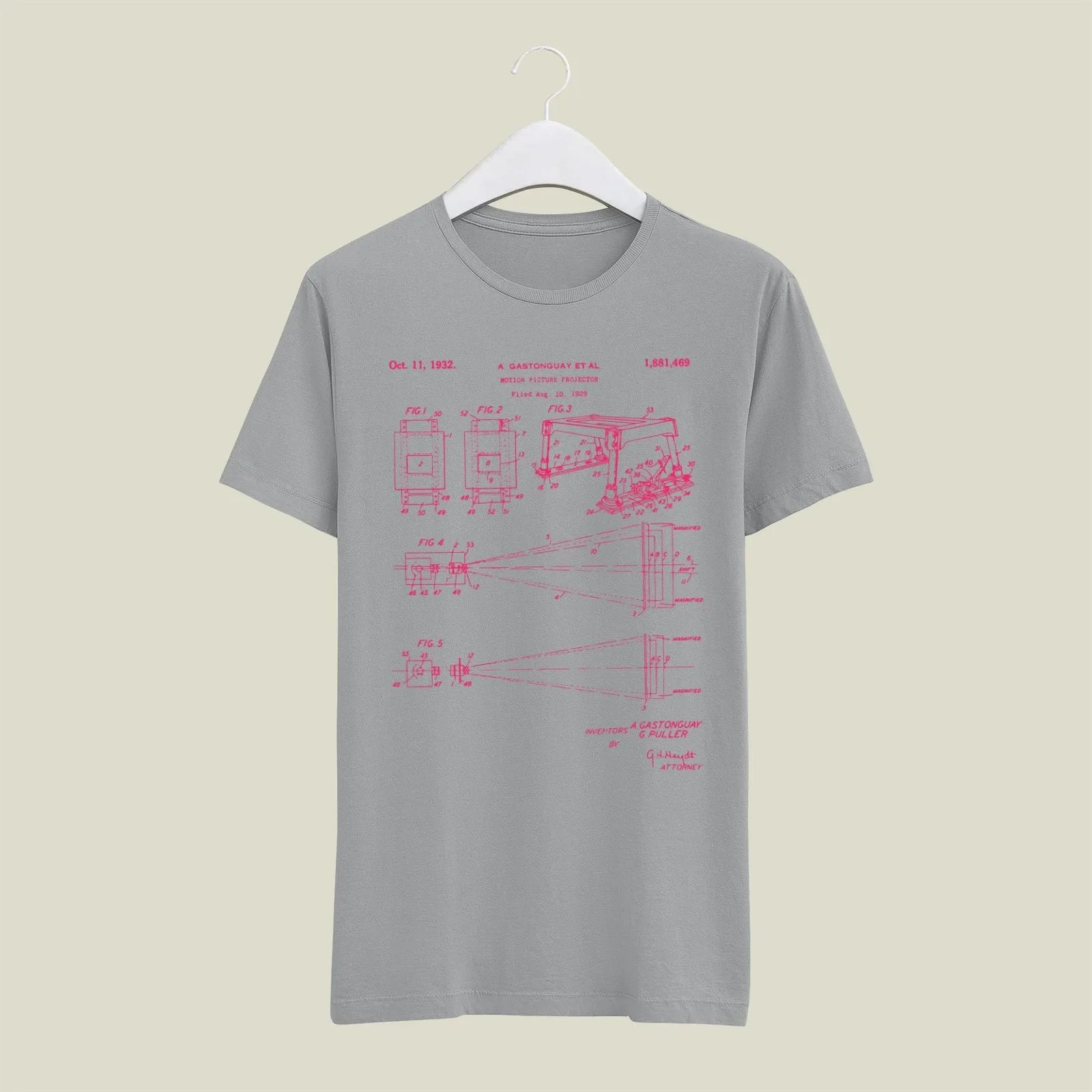 Camera Patent T-Shirt T-CMP164 Desichalchitra