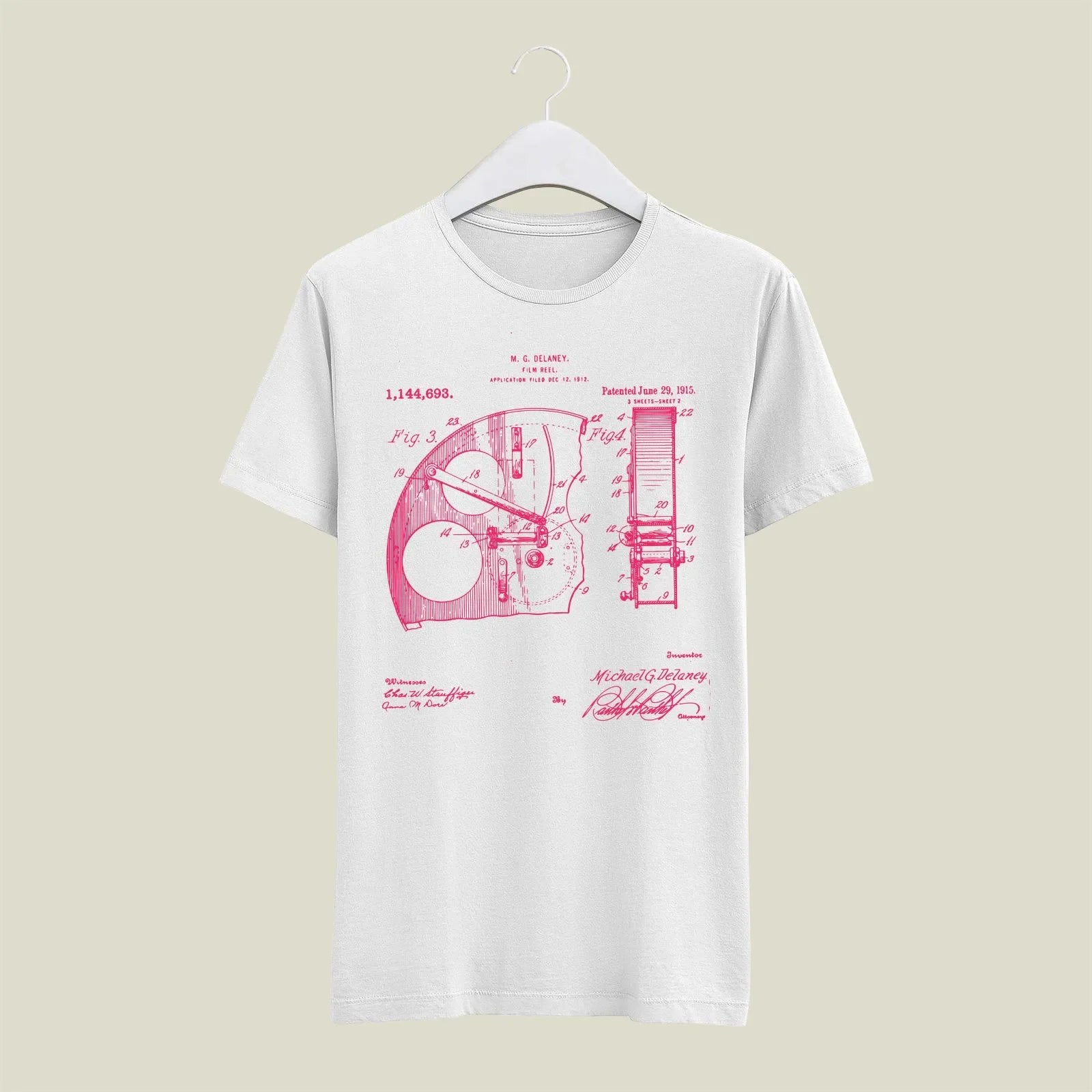 Camera Patent T-Shirt T-CMP180 Desichalchitra
