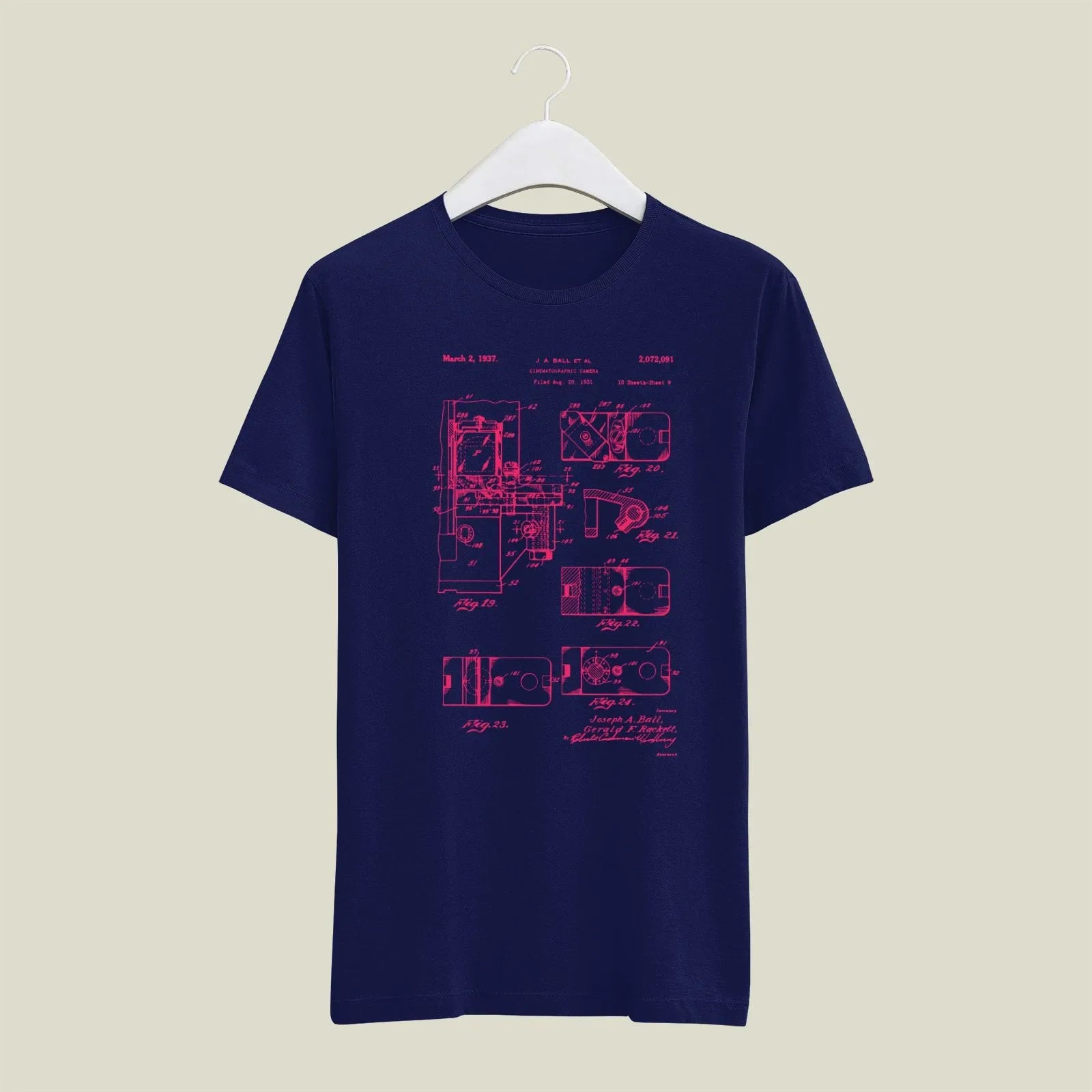 Camera Patent T-Shirt T-CMP188 Desichalchitra