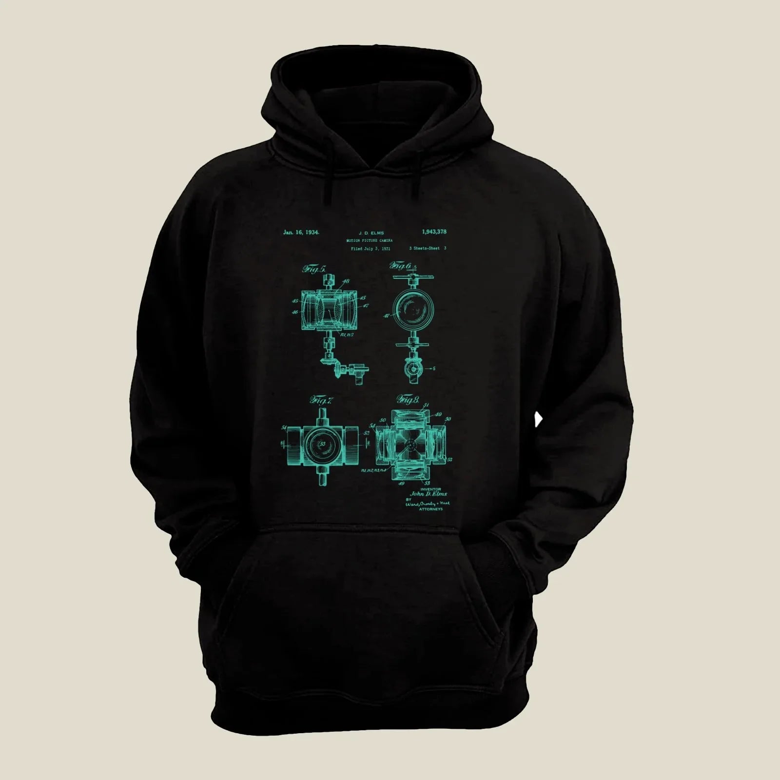 Camera Patent Hoodie H-CMP210 Desichalchitra