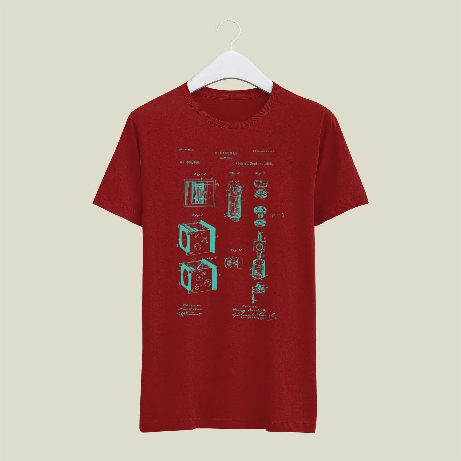 Camera Patent T-Shirt T-CMP151 Desichalchitra