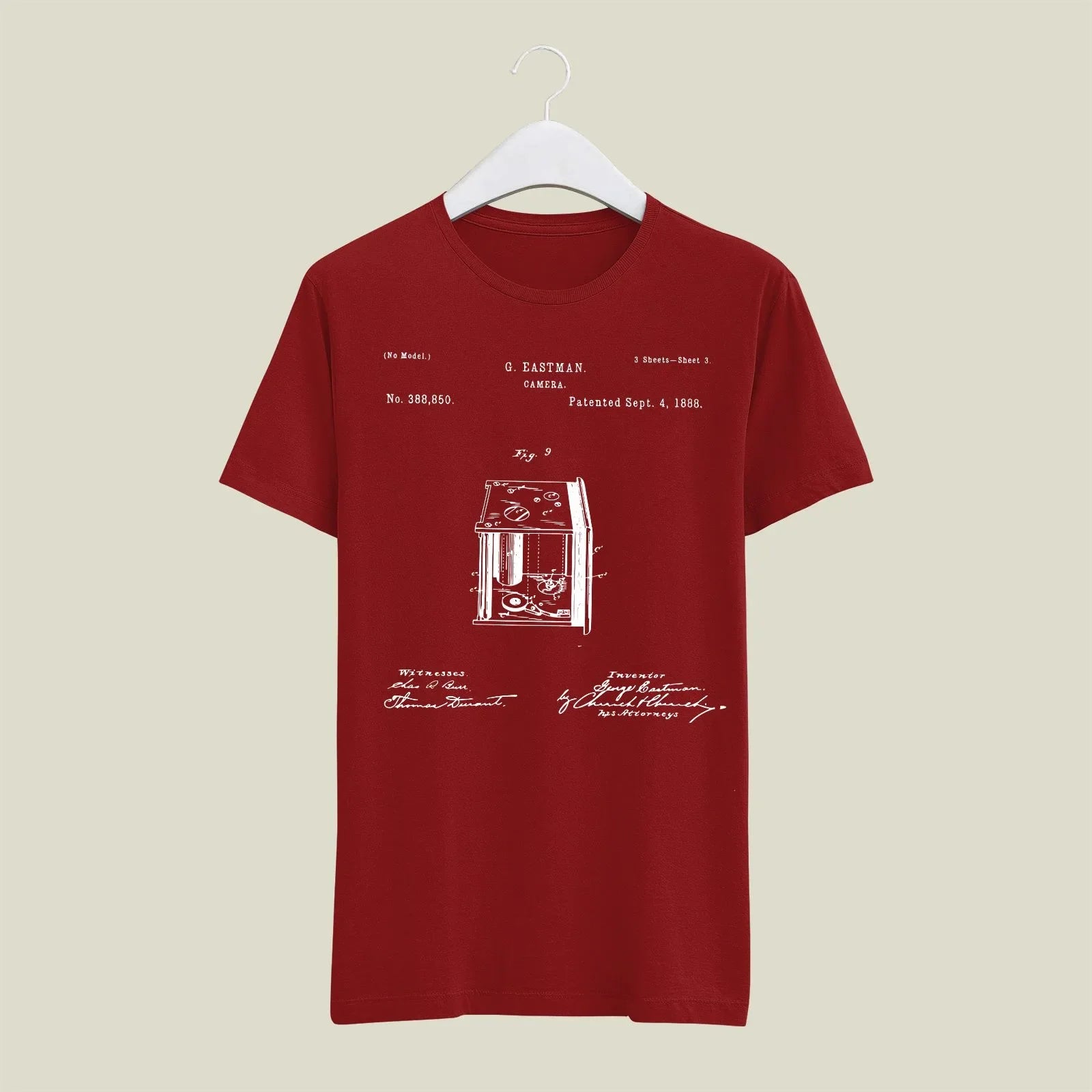 Camera Patent T-Shirt T-CMP207 Desichalchitra