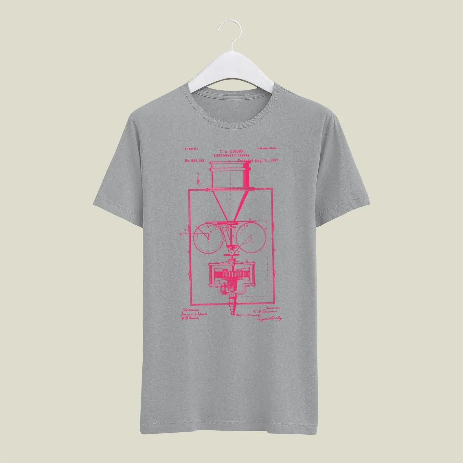 Camera Patent T-Shirt T-CMP177 Desichalchitra