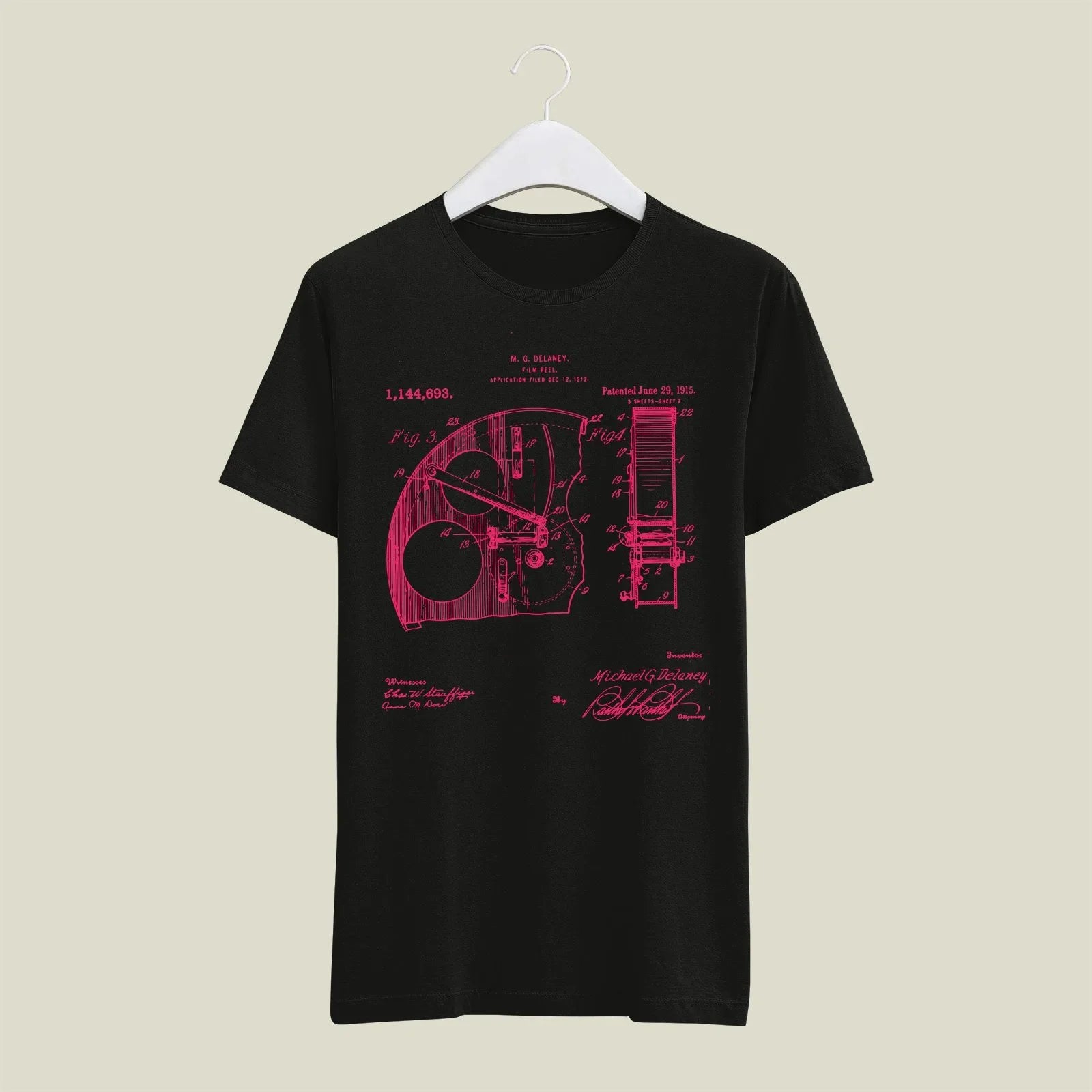 Camera Patent T-Shirt T-CMP180 Desichalchitra