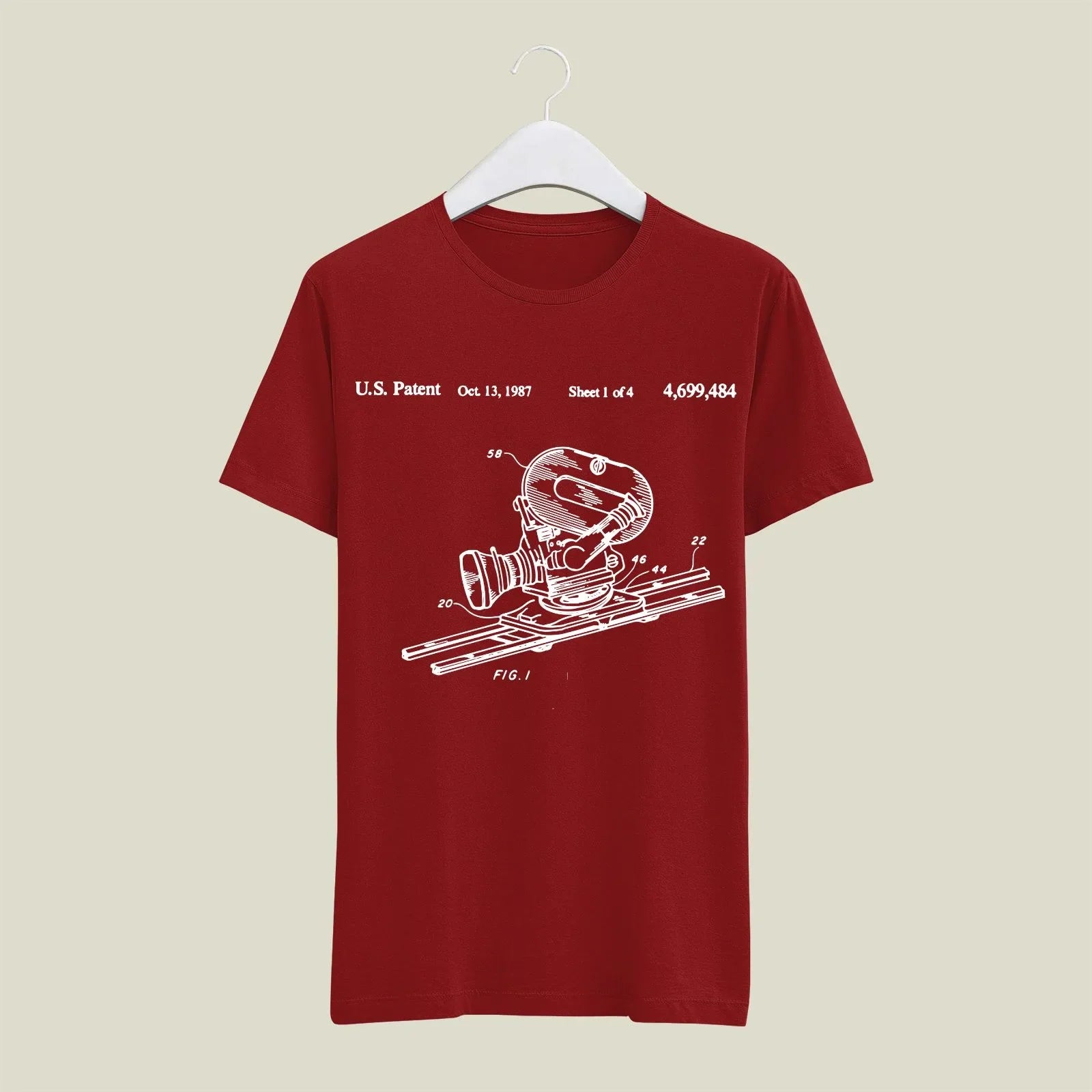 Camera Patent T-Shirt T-CMP178 Desichalchitra