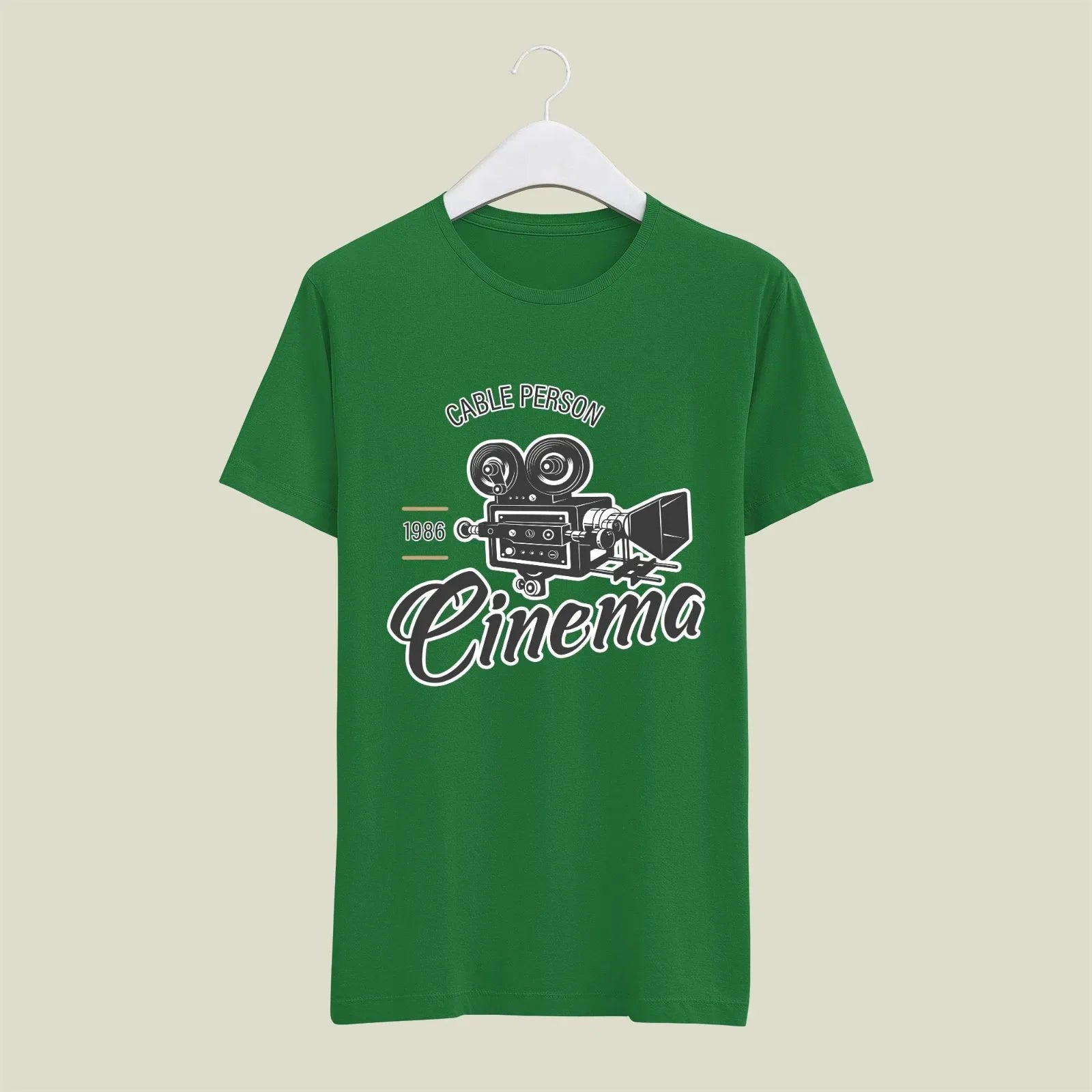 Cable Person T-Shirt T-CAB7 Desichalchitra