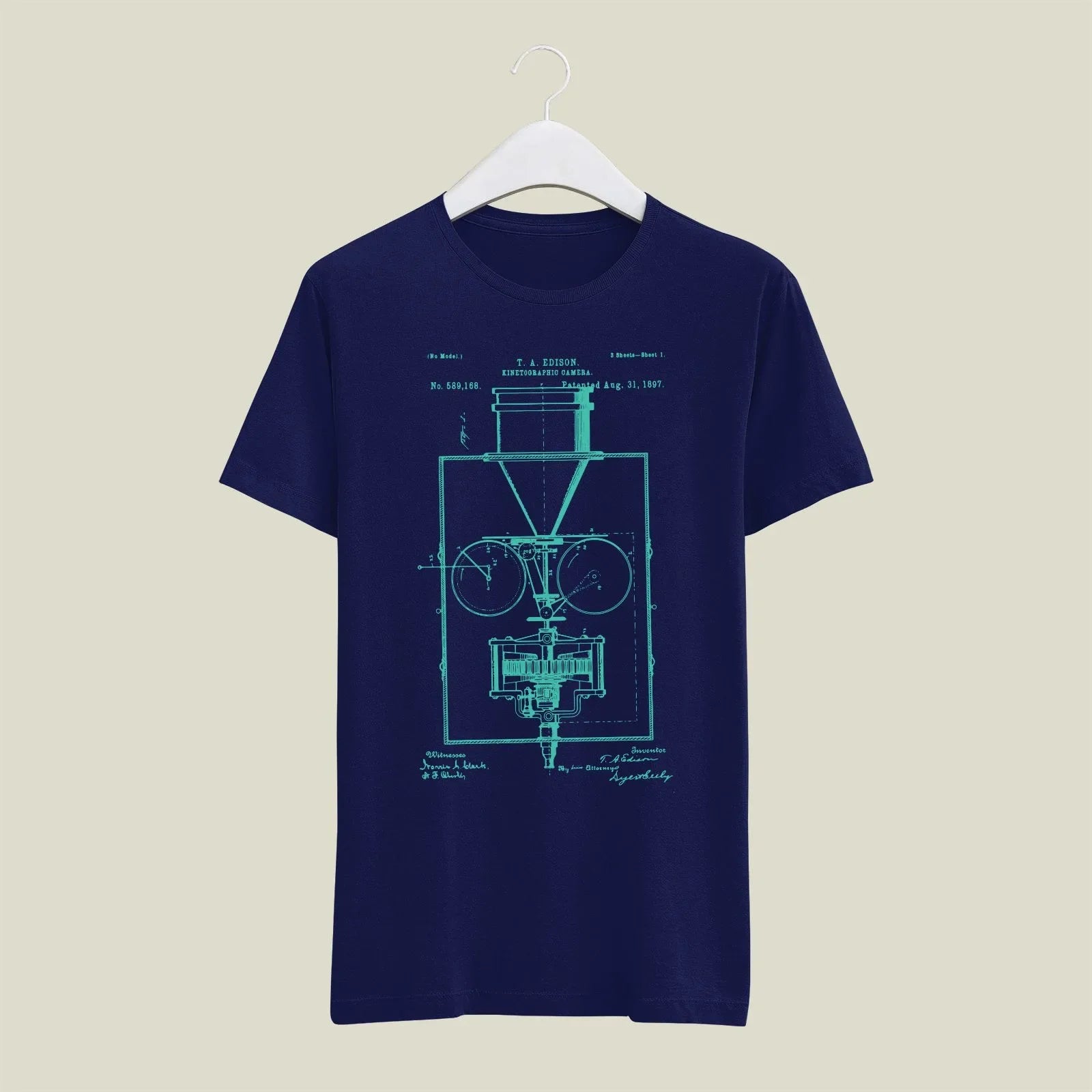 Camera Patent T-Shirt T-CMP175 Desichalchitra