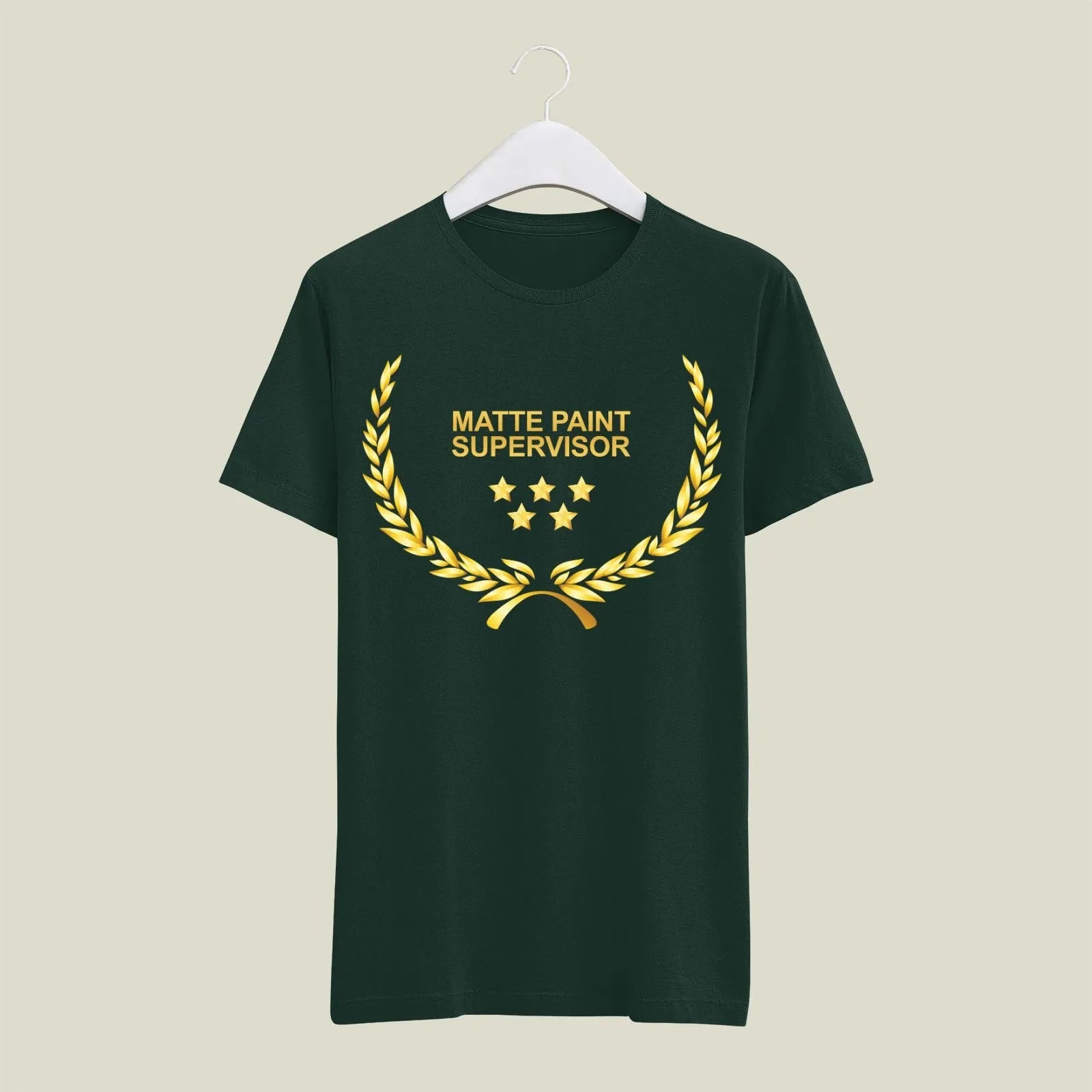 Matte Paint Supervisor T-Shirt T-MPS6 Desichalchitra