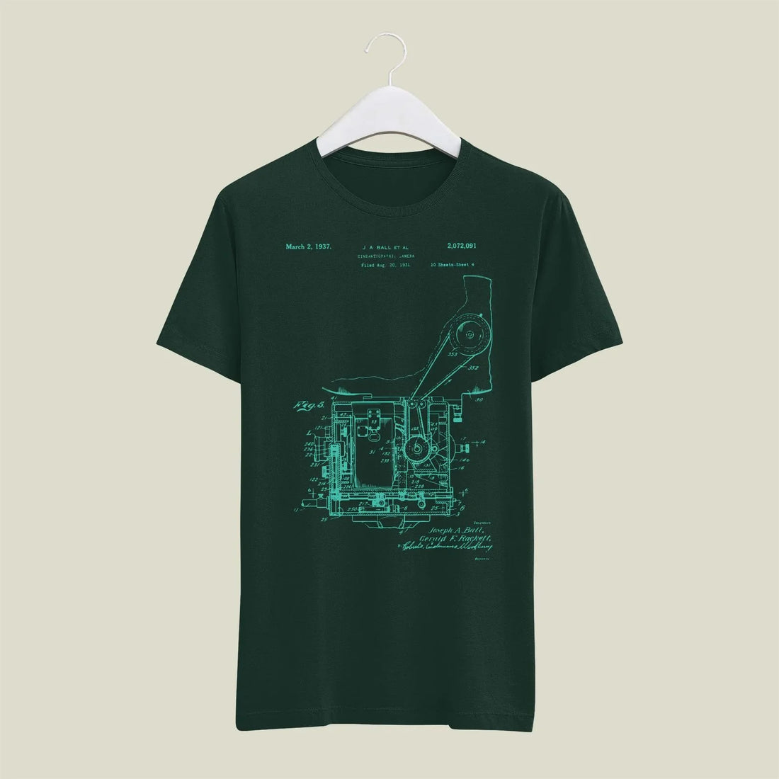 Camera Patent T-Shirt T-CMP186 Desichalchitra