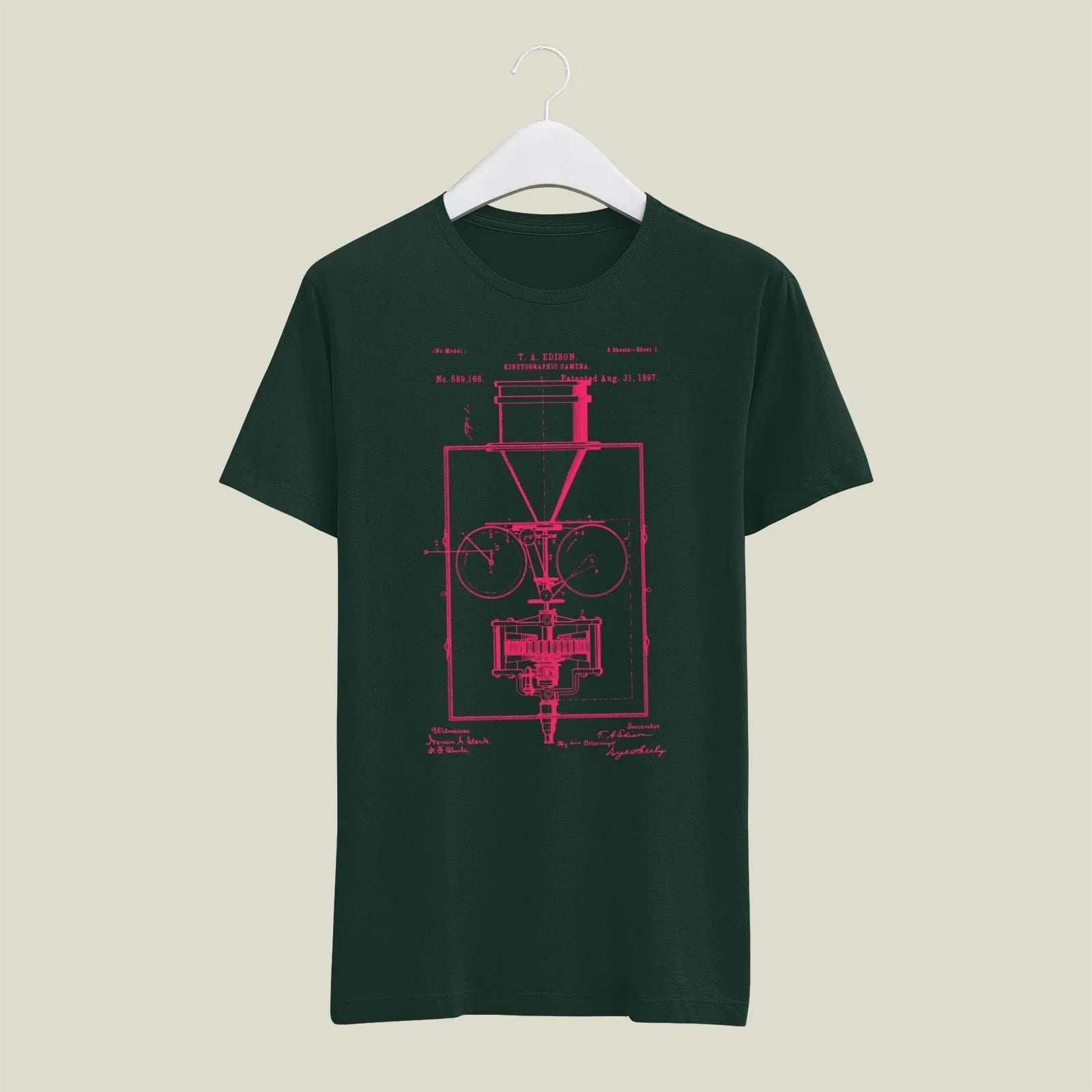 Camera Patent T-Shirt T-CMP177 Desichalchitra