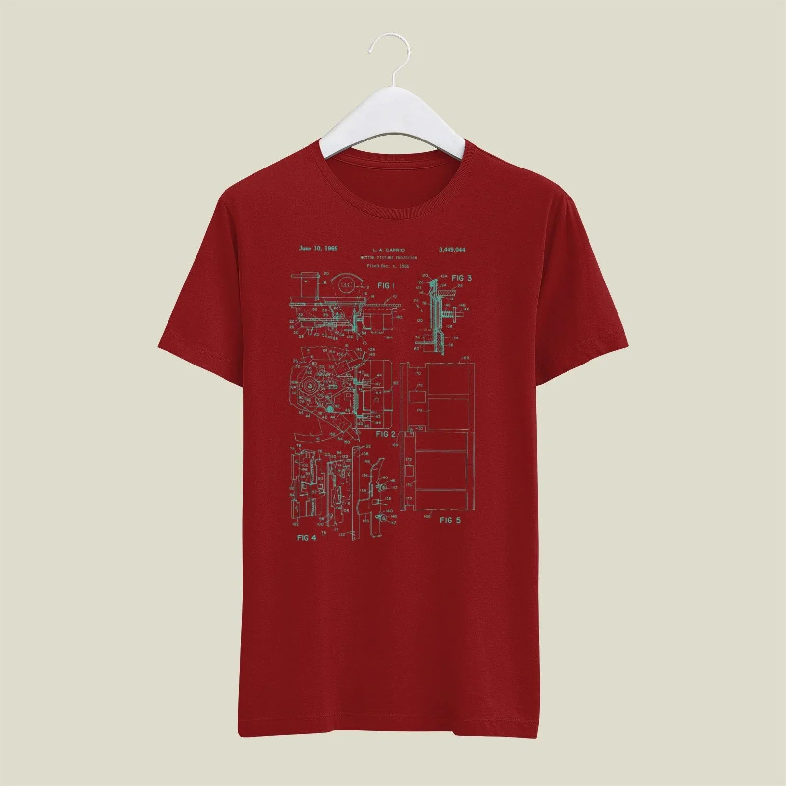Camera Patent T-Shirt T-CMP199 Desichalchitra