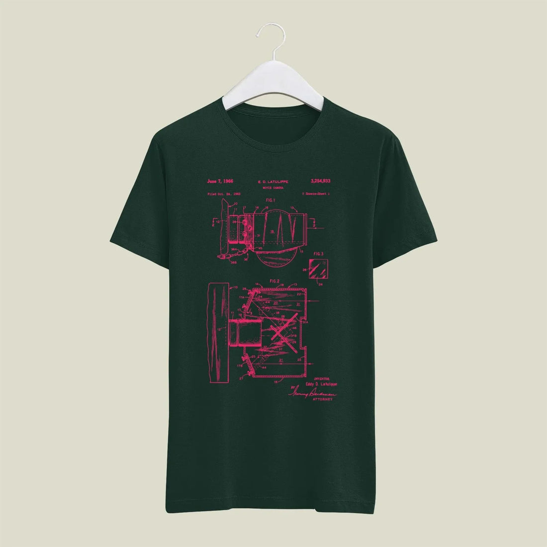Camera Patent T-Shirt T-CMP169 Desichalchitra