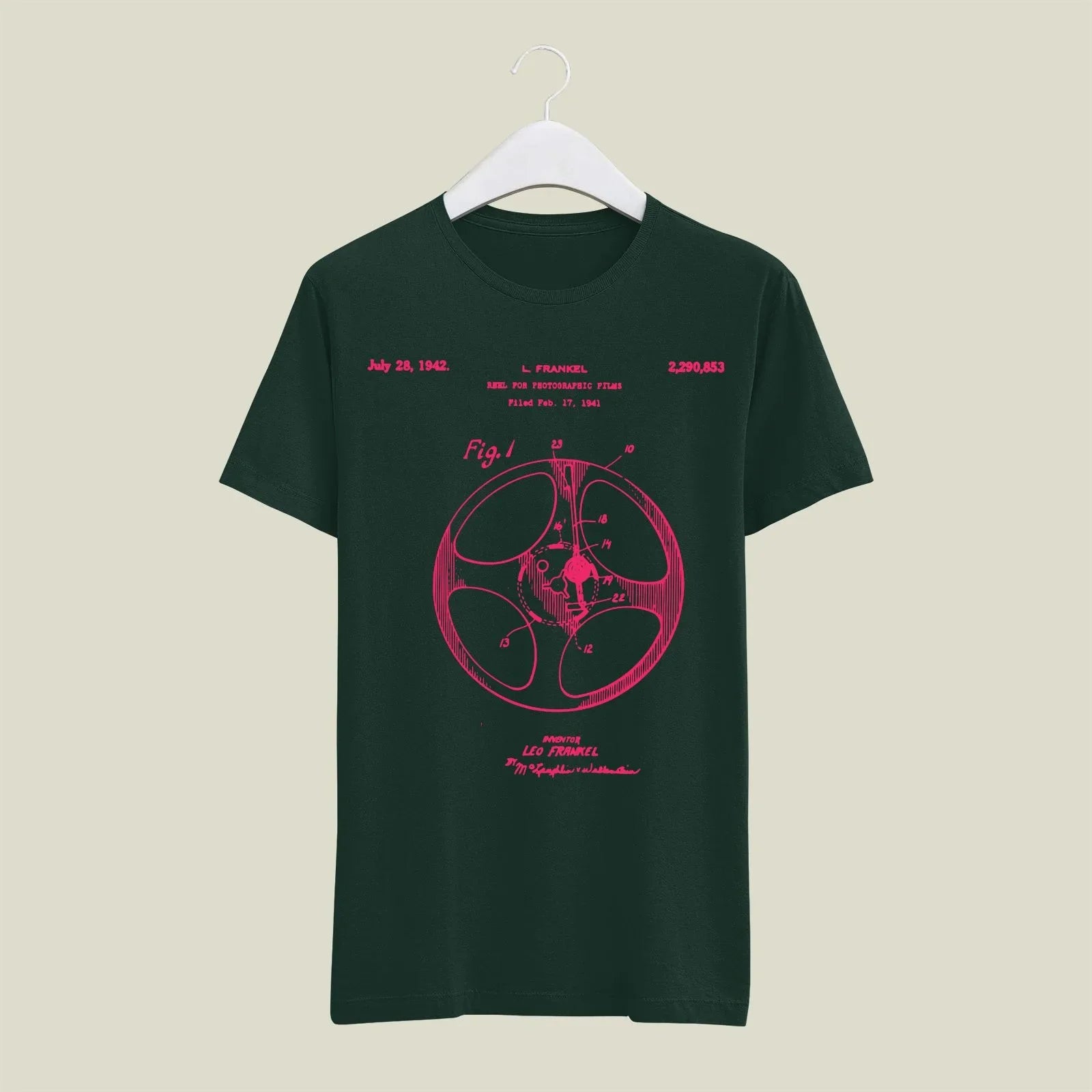 Camera Patent T-Shirt T-CMP173 Desichalchitra