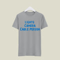Cable Person T-Shirt T-CAB13 Desichalchitra