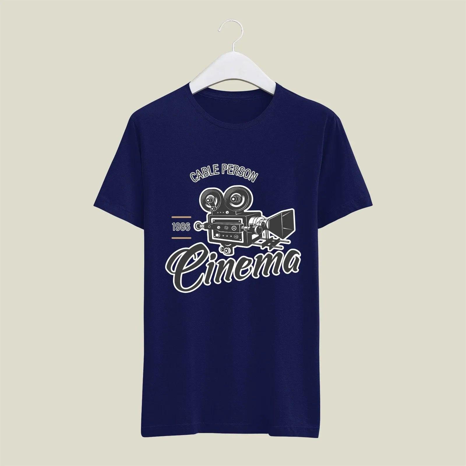 Cable Person T-Shirt T-CAB7 Desichalchitra