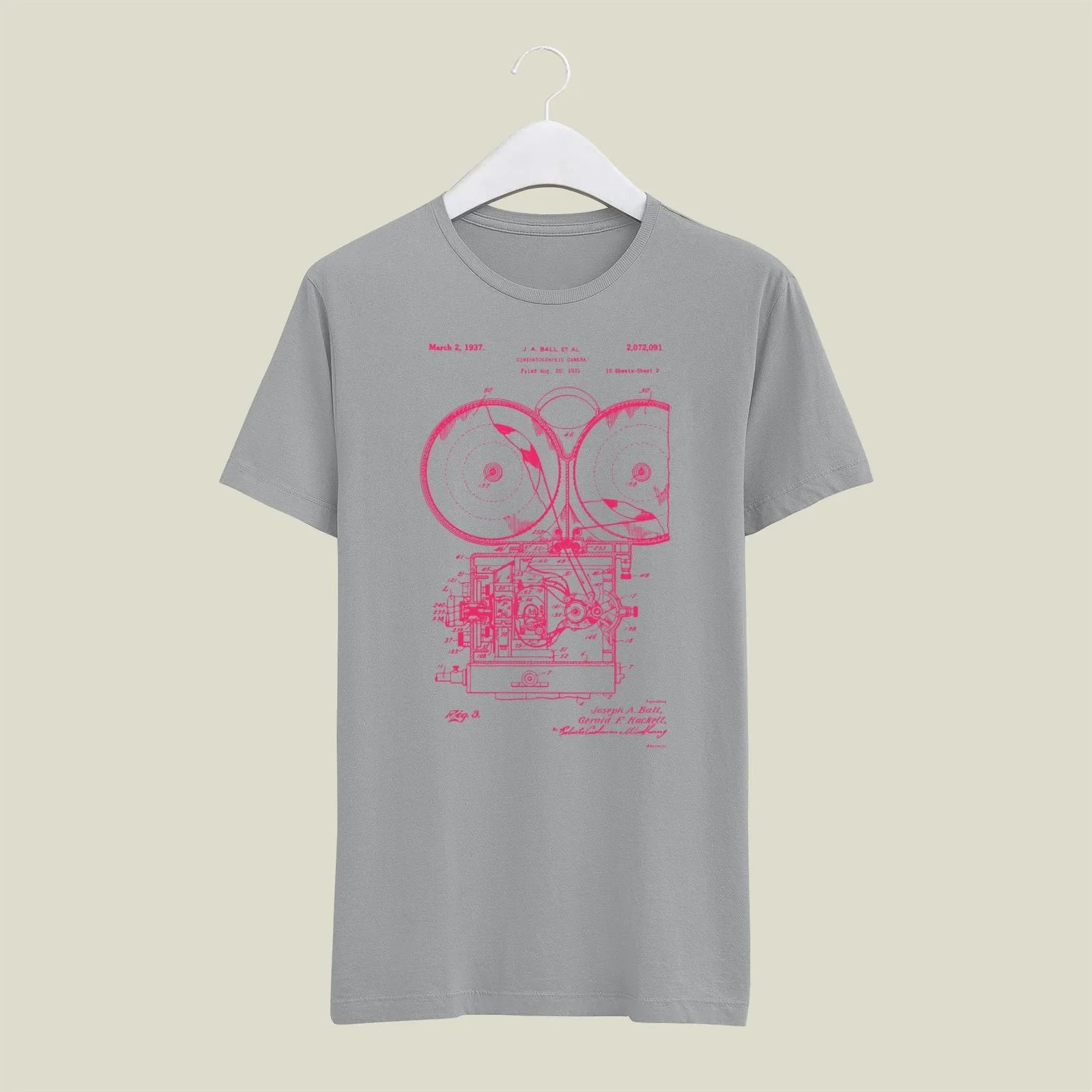 Camera Patent T-Shirt T-CMP198 Desichalchitra