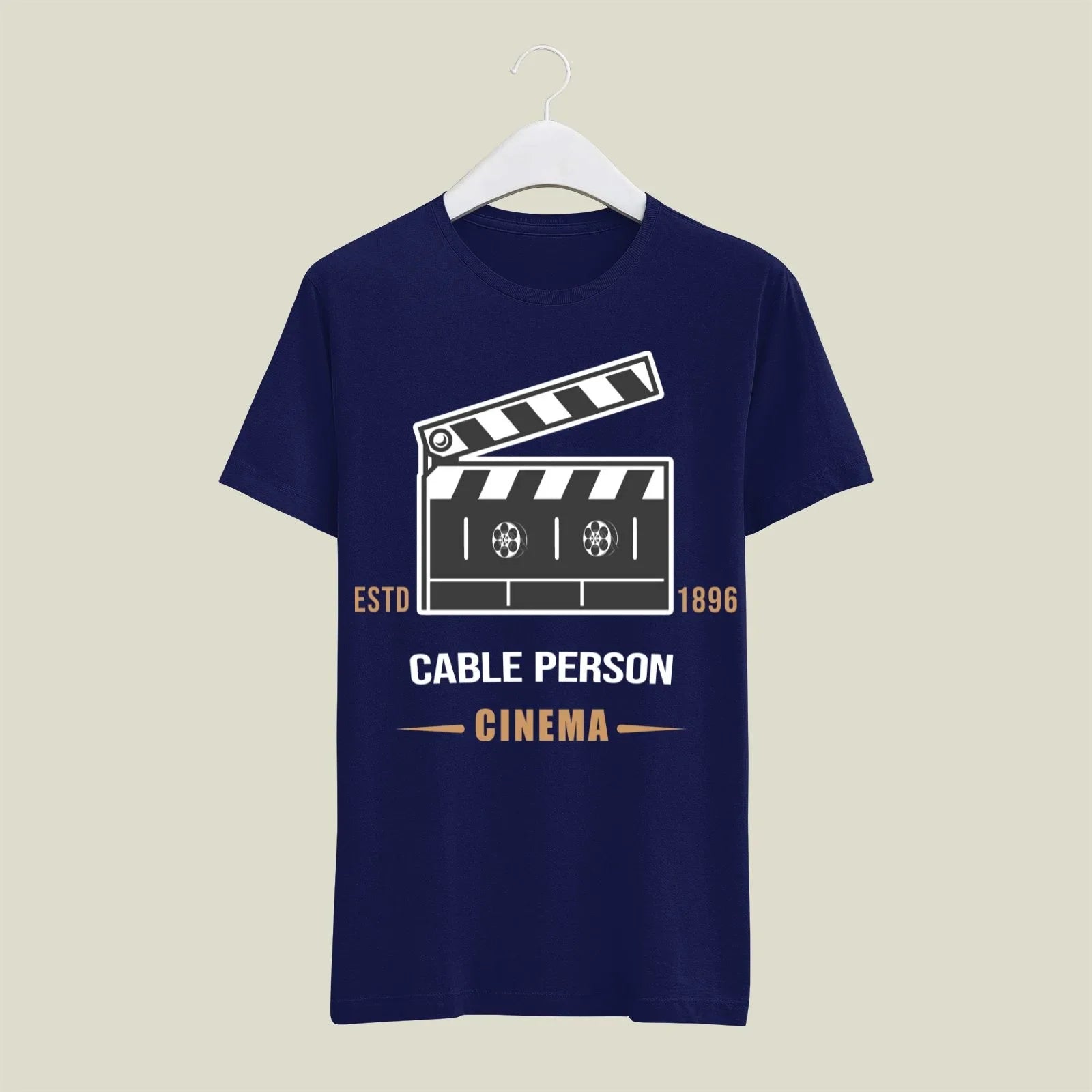 Cable Person T-Shirt T-CAB5 Desichalchitra