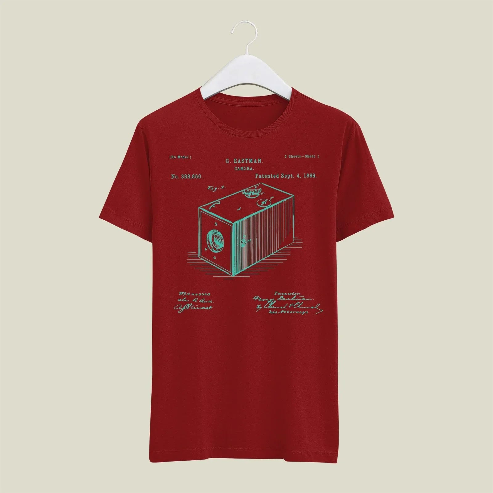 Camera Patent T-Shirt T-CMP194 Desichalchitra