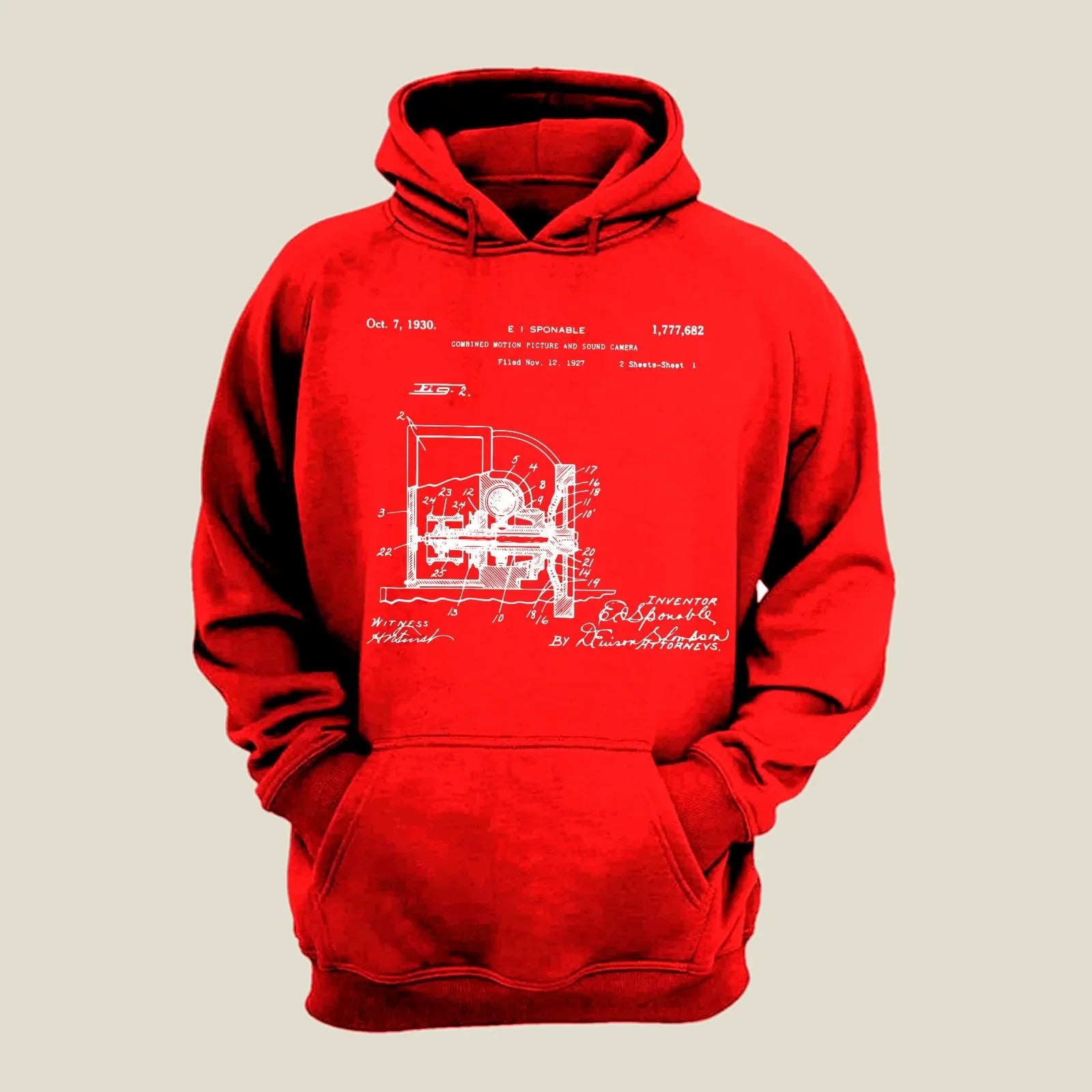 Camera Patent Hoodie H-CMP156 Desichalchitra