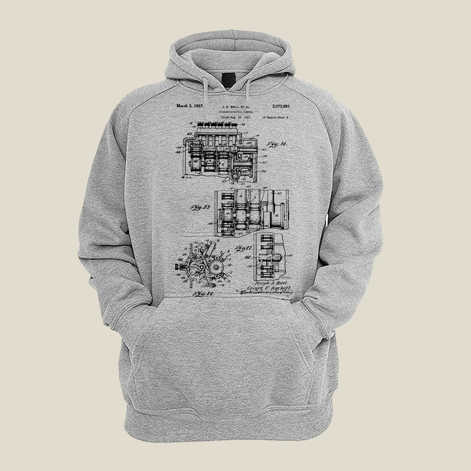 Camera Patent Hoodie H-CMP160 Desichalchitra
