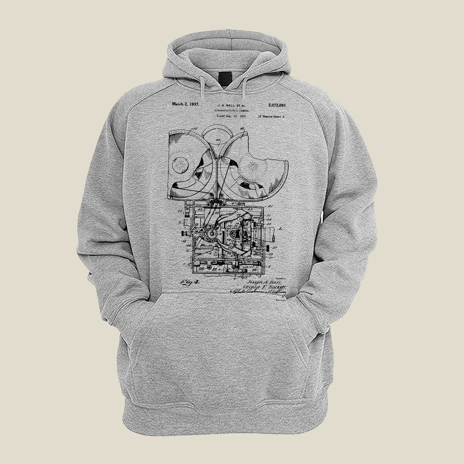 Camera Patent Hoodie H-CMP172 Desichalchitra