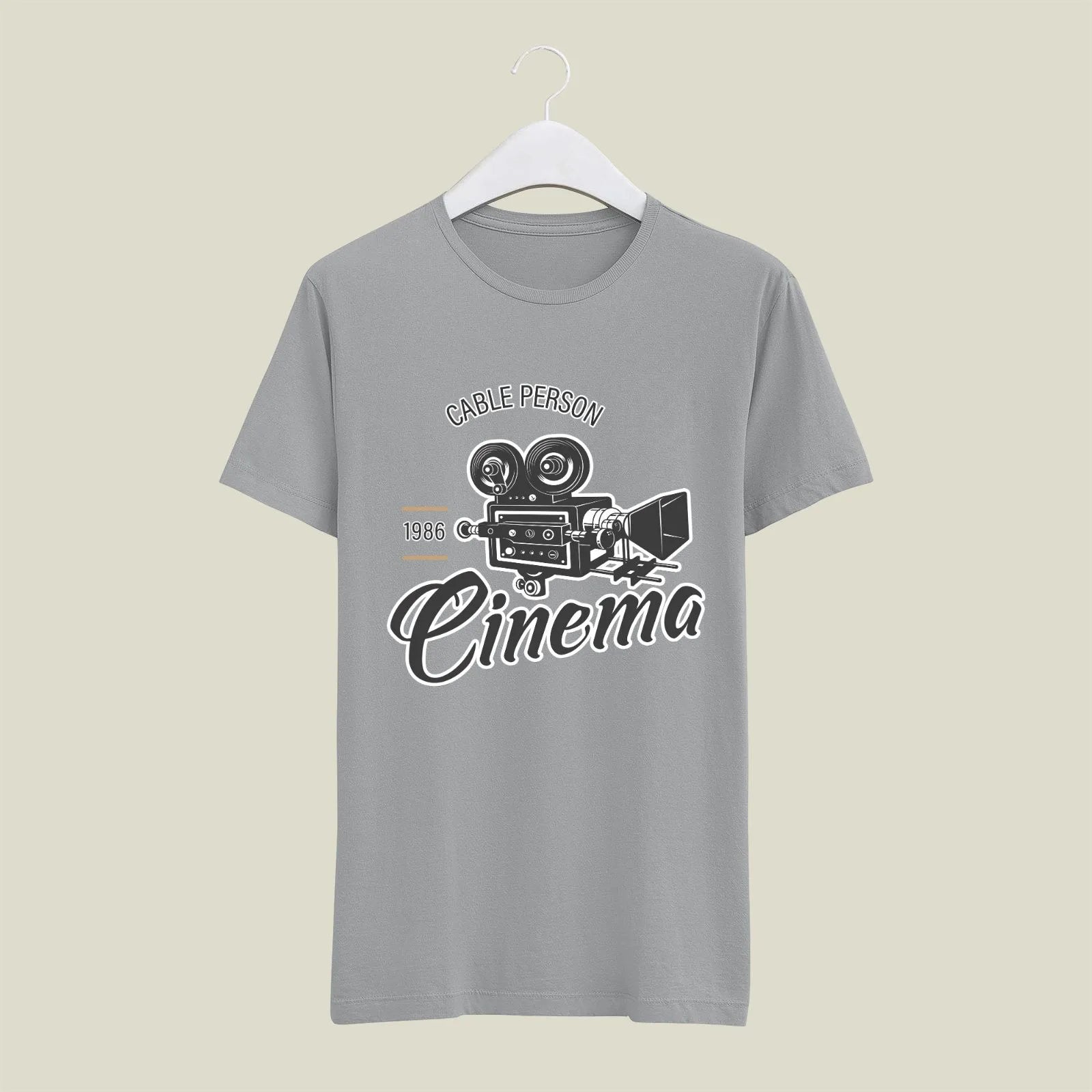Cable Person T-Shirt T-CAB7 Desichalchitra