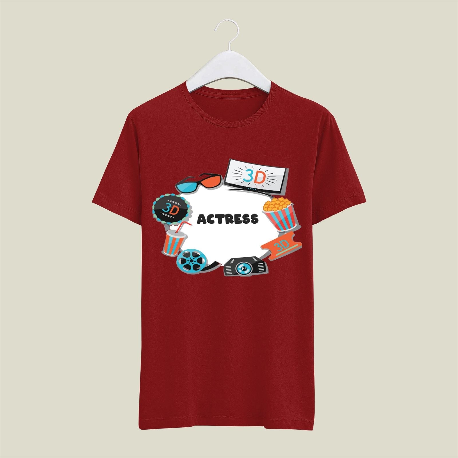 Actress T-Shirt T-ACS12 Desichalchitra