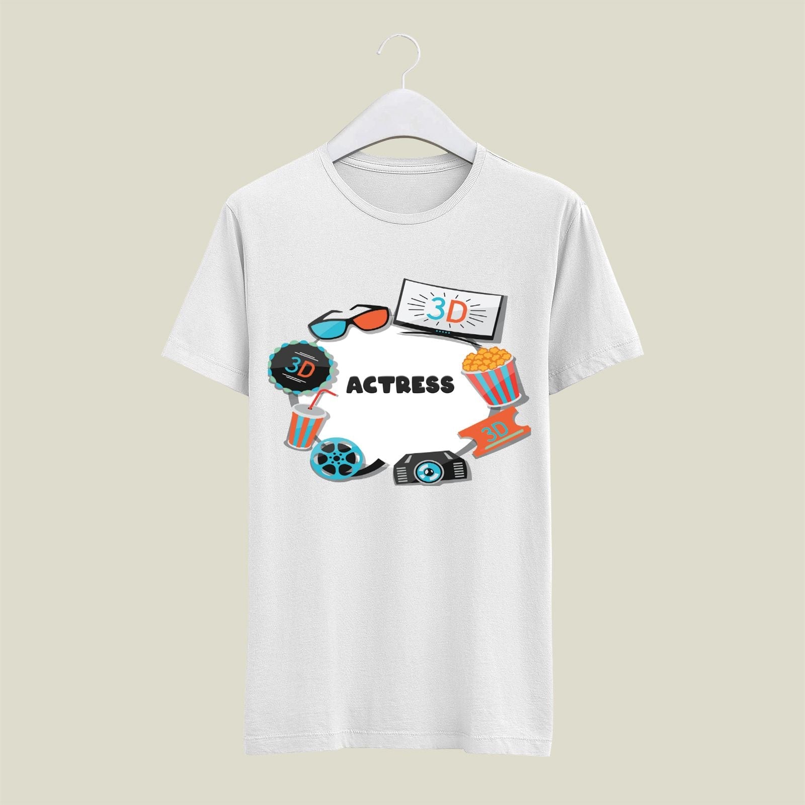 Actress T-Shirt T-ACS12 Desichalchitra