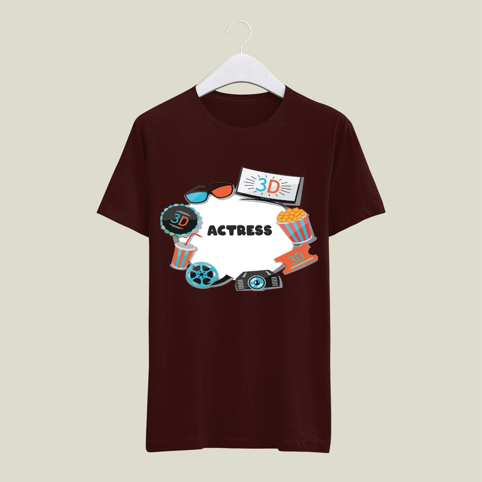 Actress T-Shirt T-ACS12 Desichalchitra