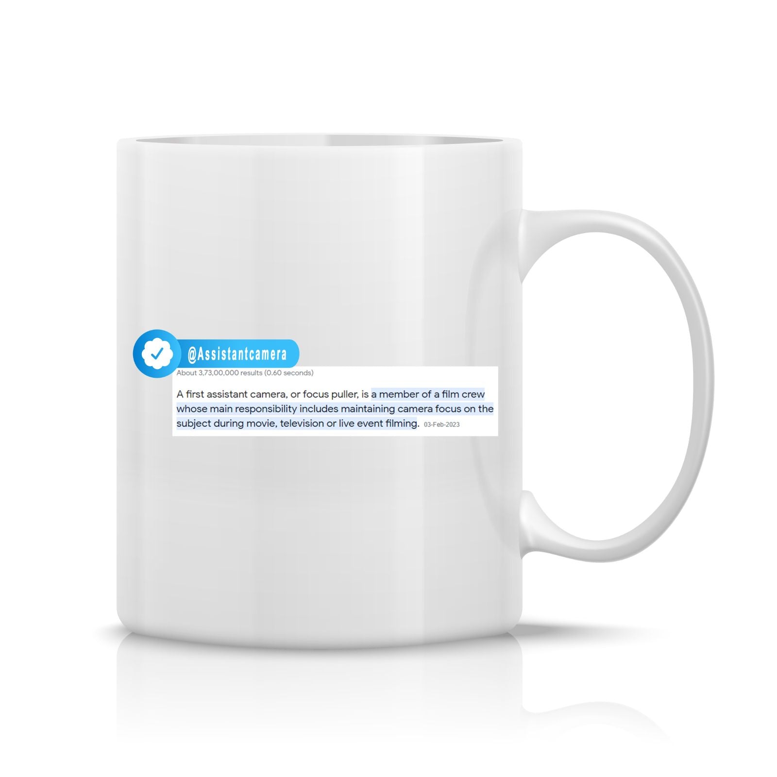 Assistant Camera Mug M-ATC4 Desichalchitra