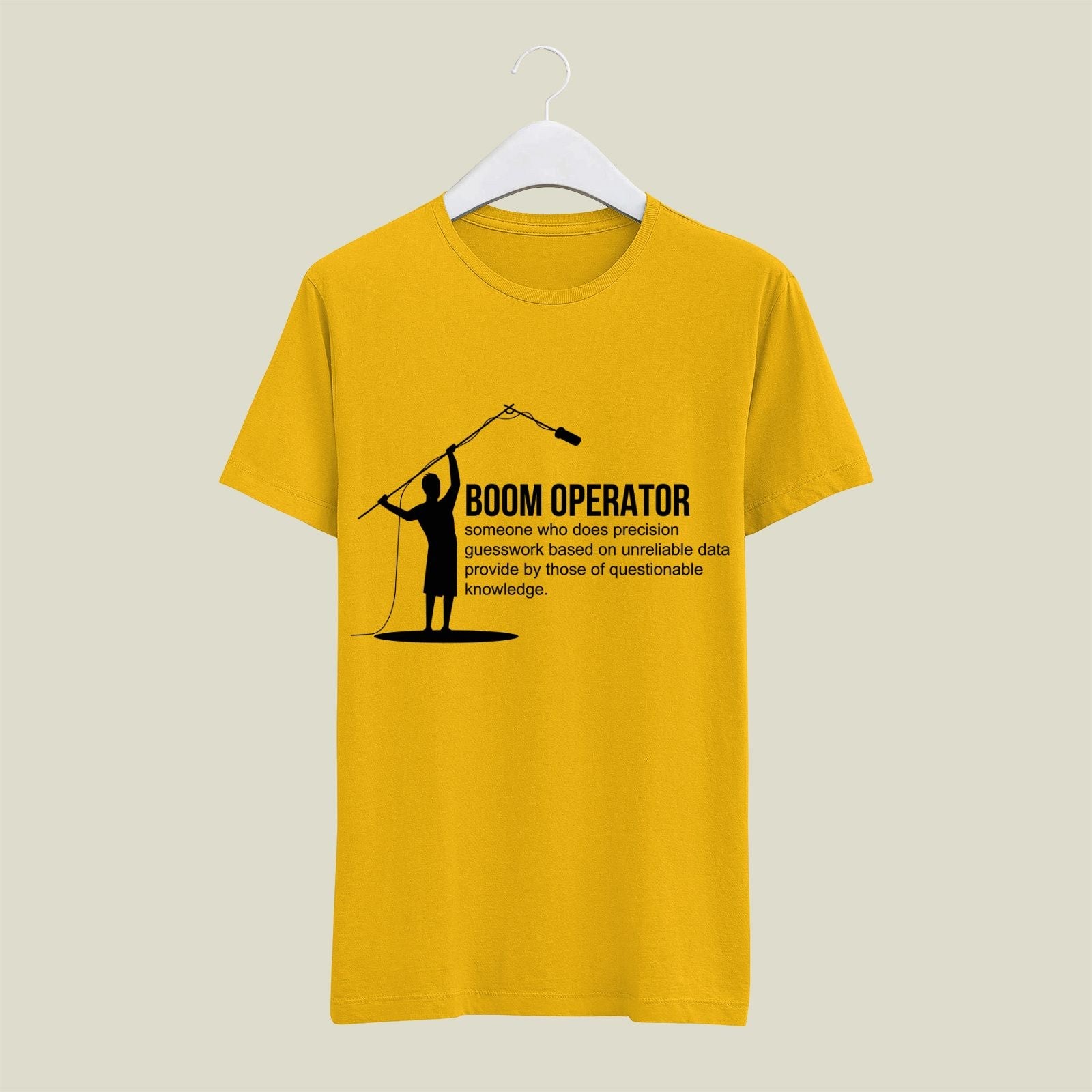 Boom Operator T-Shirt T-BM122 Desichalchitra