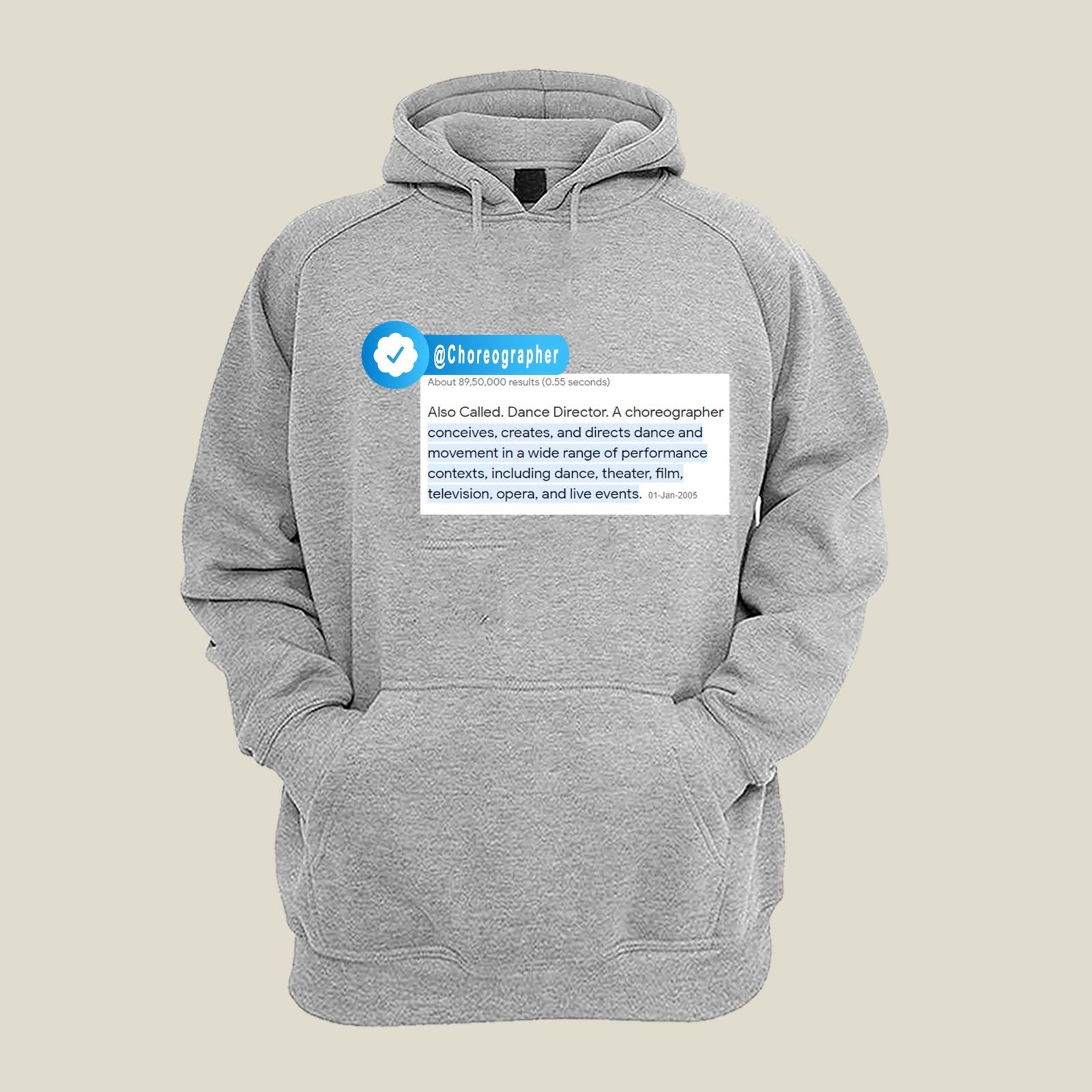 Choreographer Hoodie H-CR4 Desichalchitra