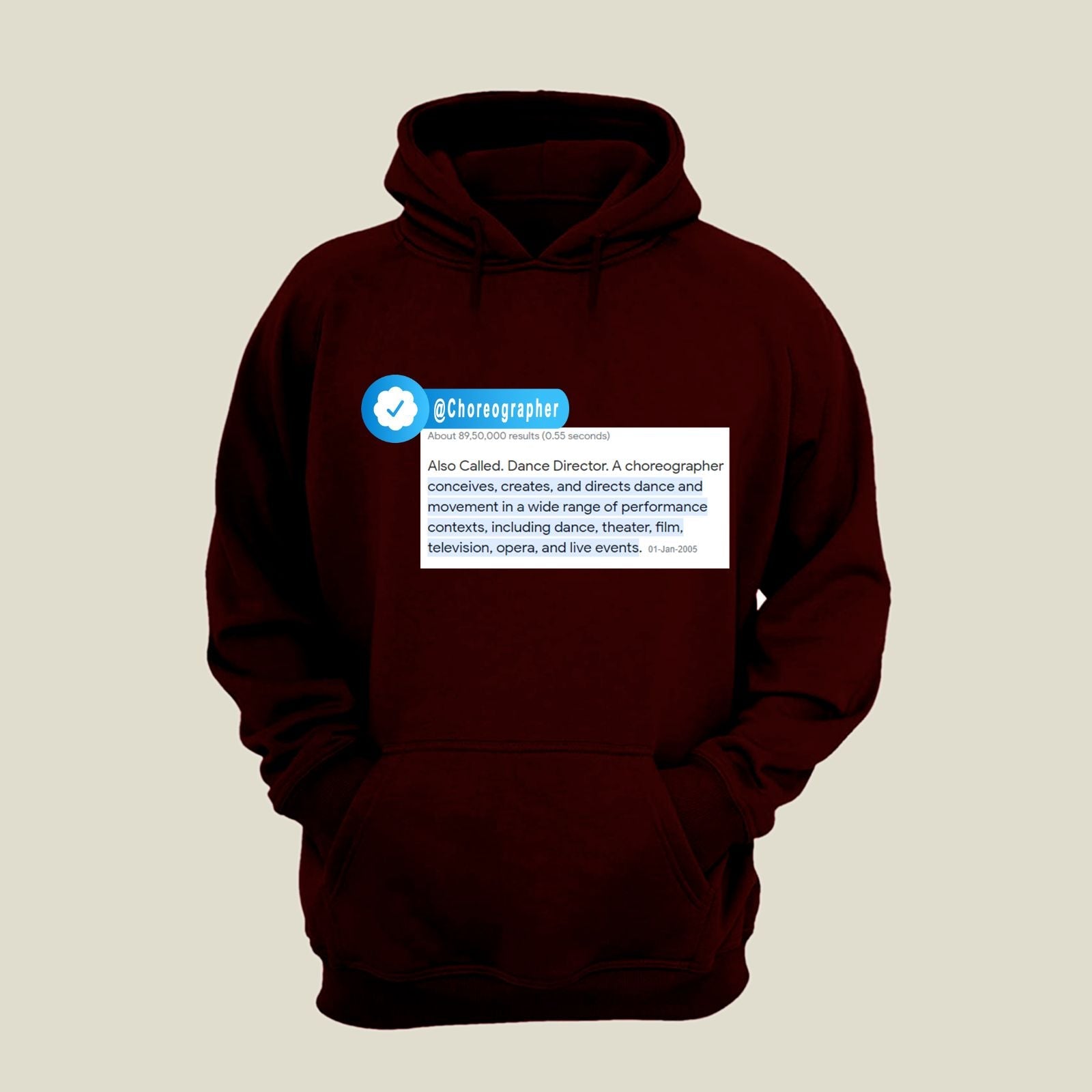 Choreographer Hoodie H-CR4 Desichalchitra