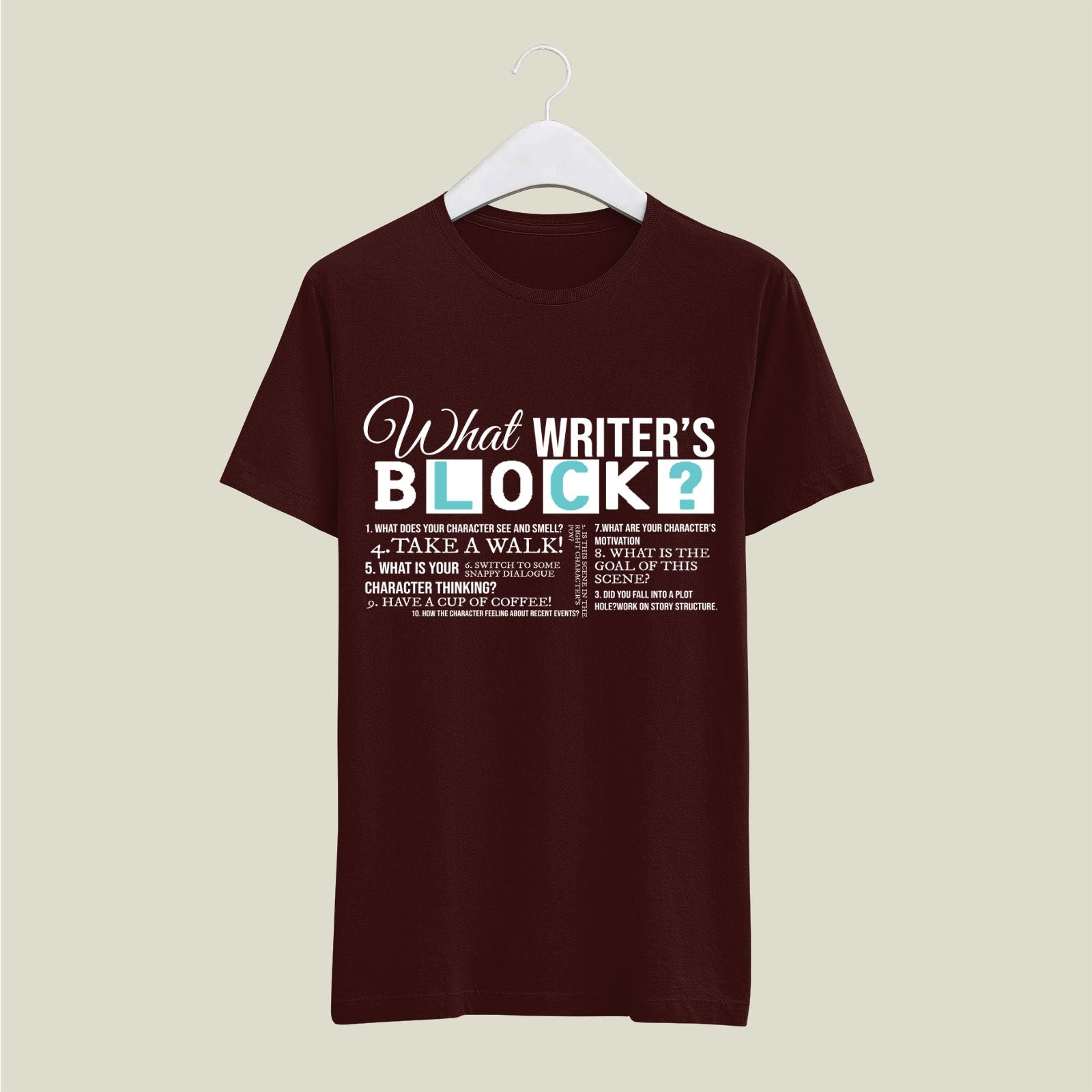 Writer T-Shirt T-WR53 Desichalchitra
