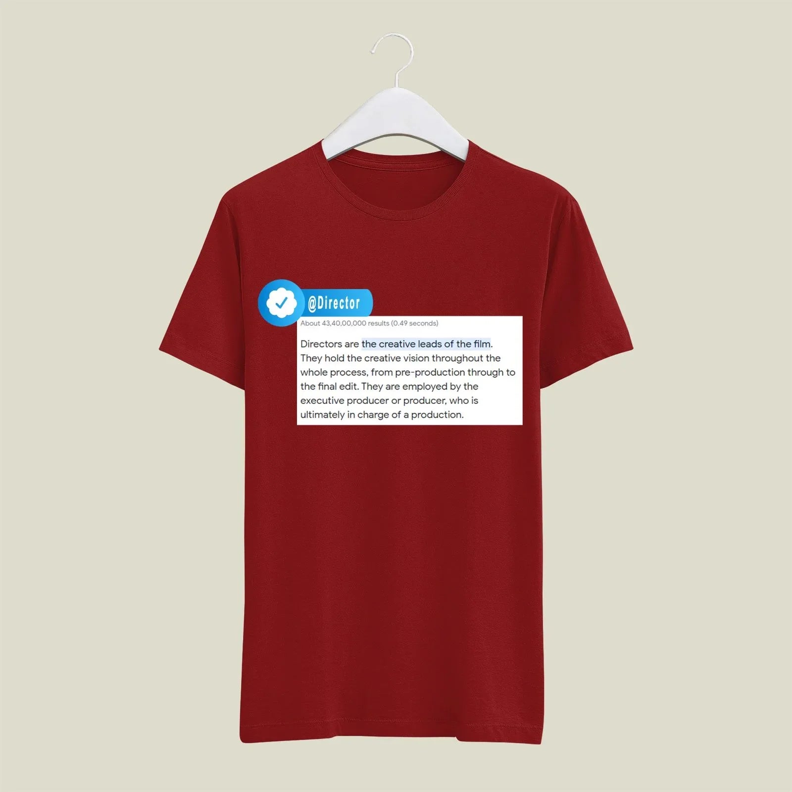 Director T-Shirt T-DIR23 Desichalchitra