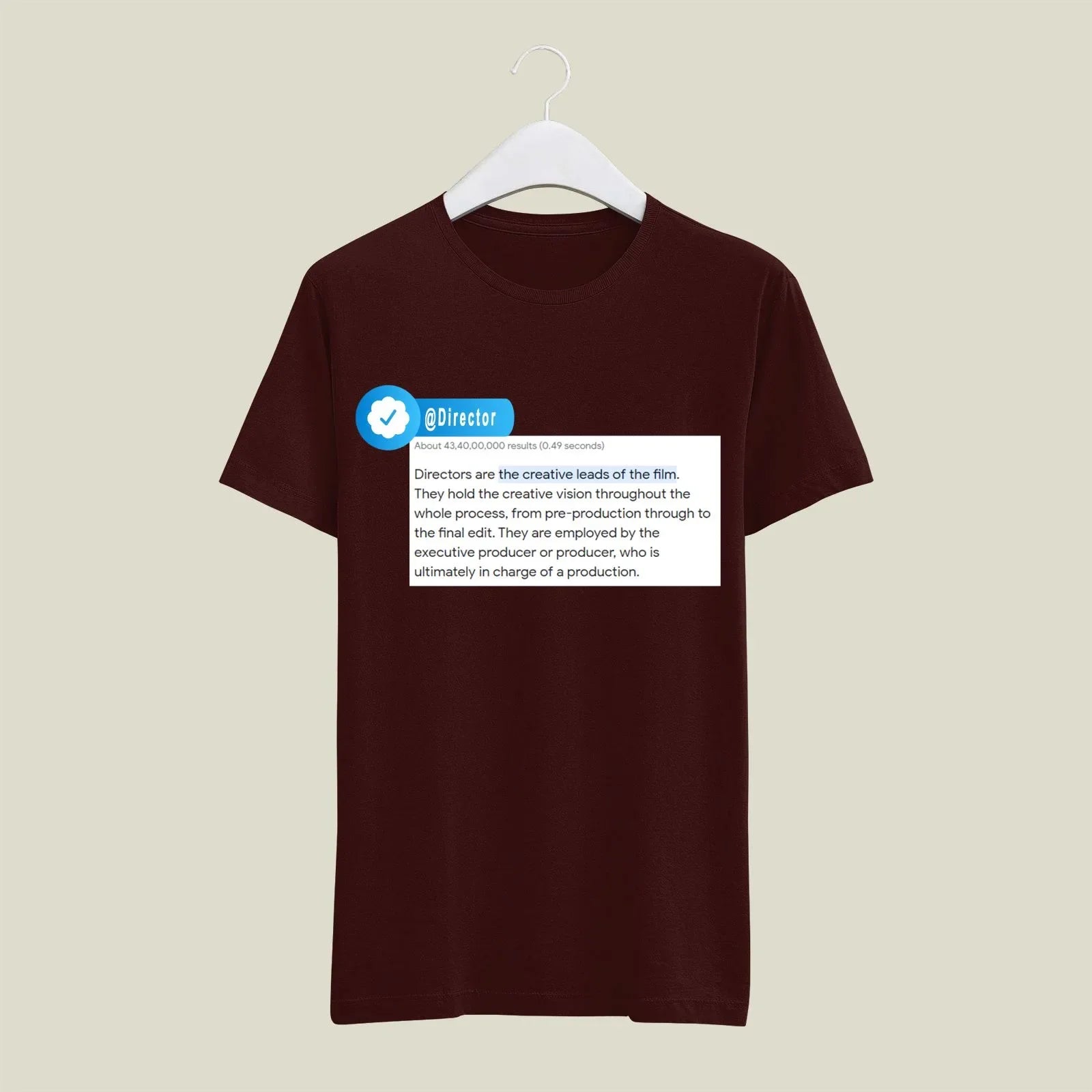 Director T-Shirt T-DIR23 Desichalchitra