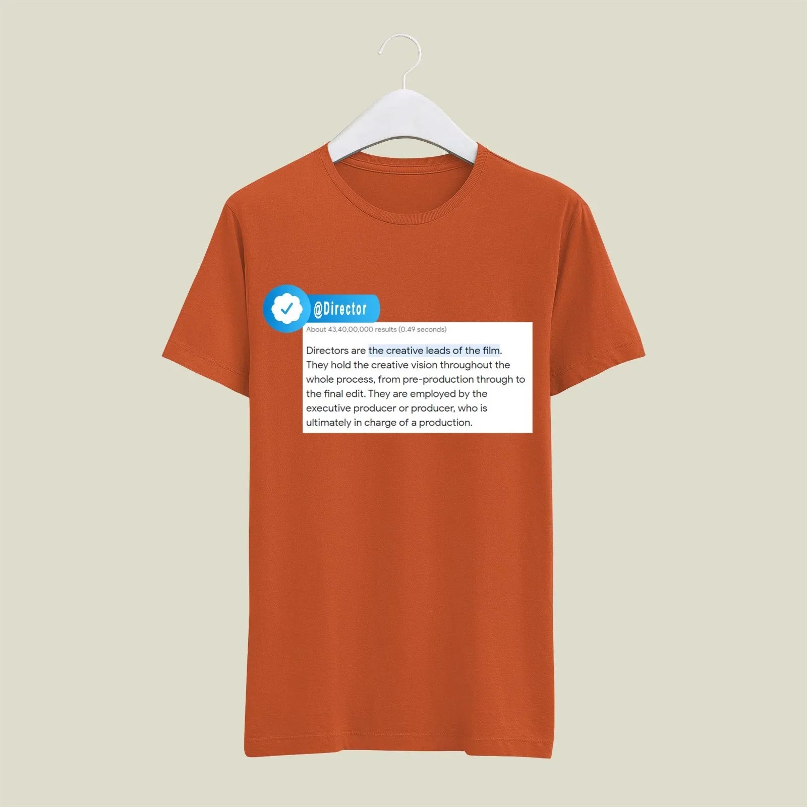 Director T-Shirt T-DIR23 Desichalchitra