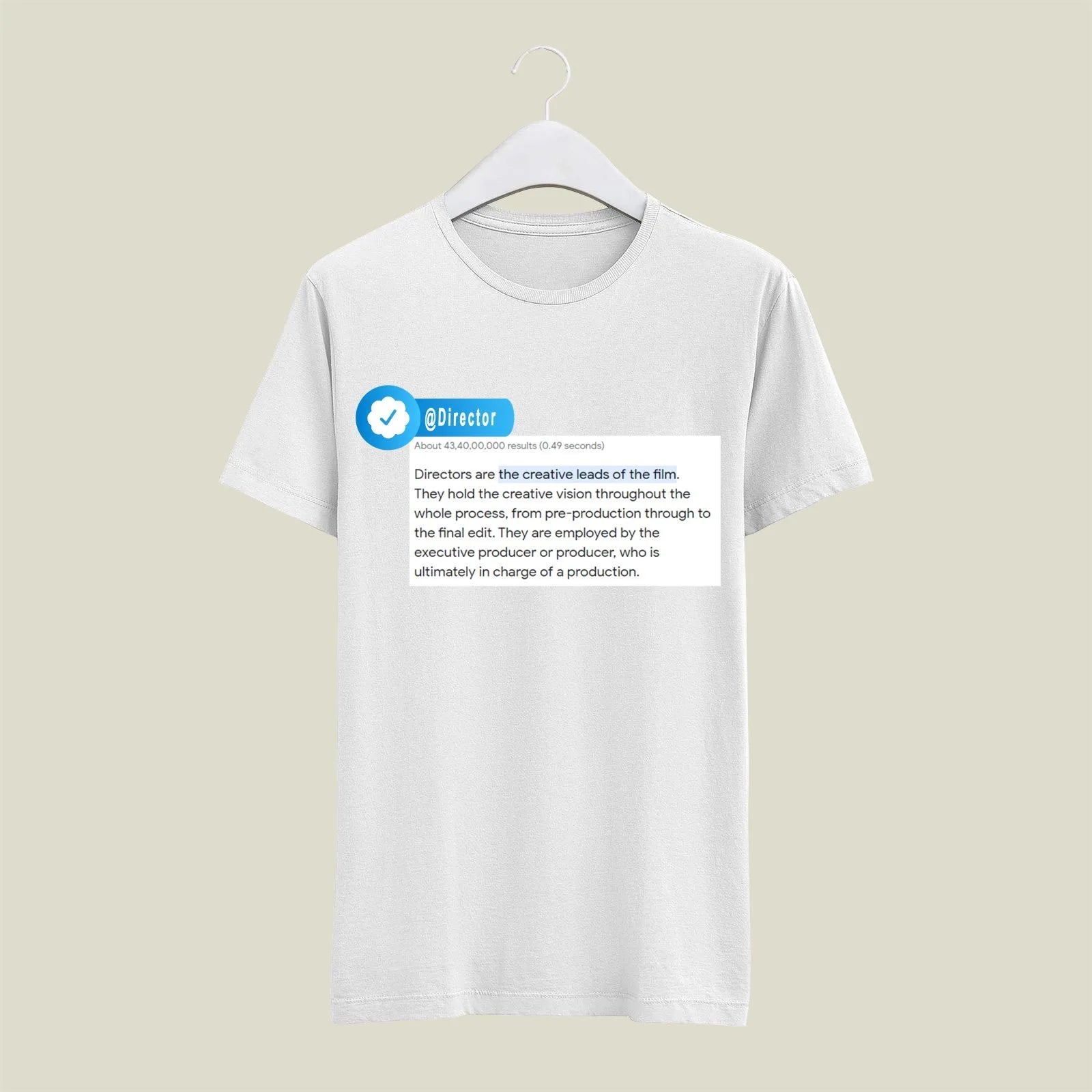 Director T-Shirt T-DIR23 Desichalchitra