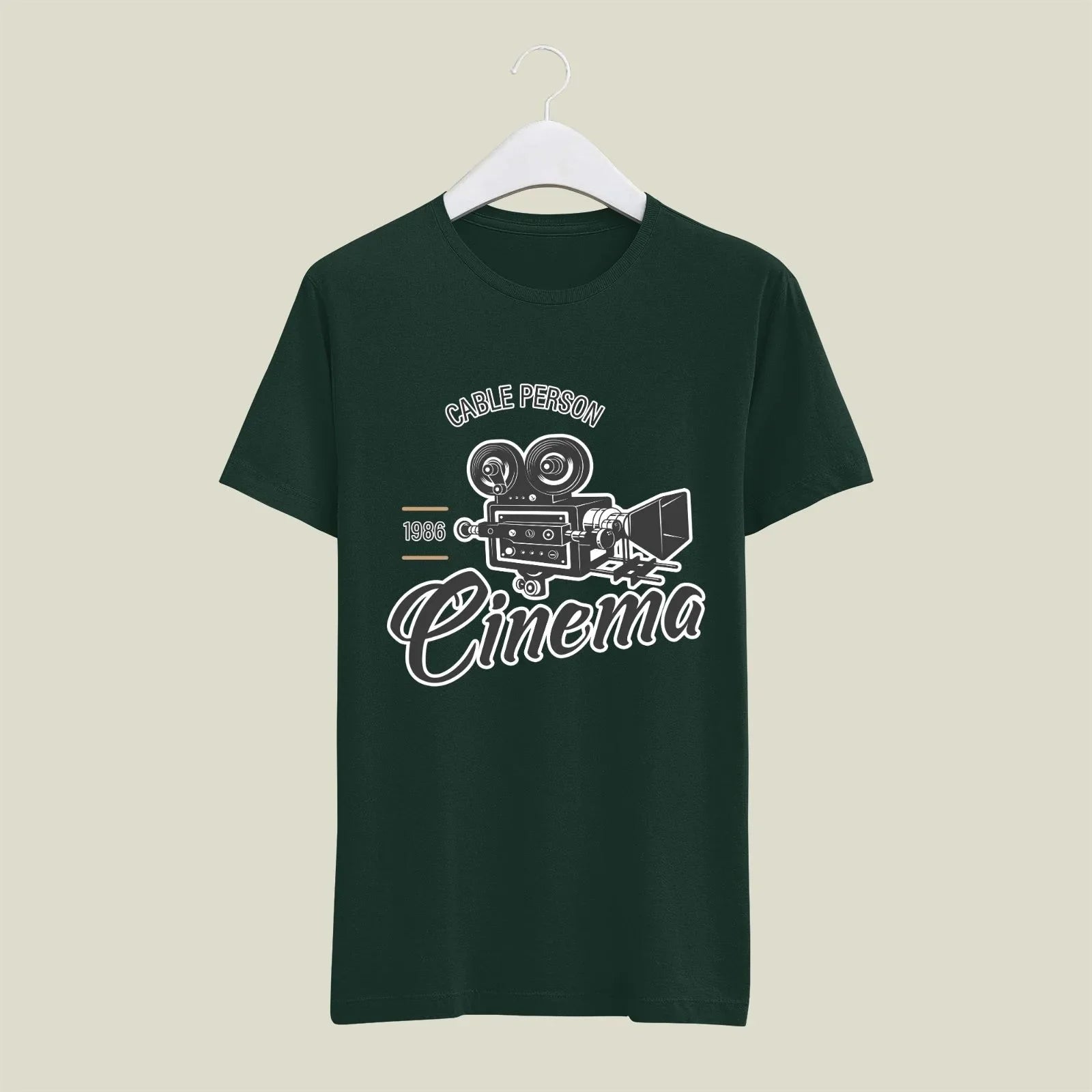 Cable Person T-Shirt T-CAB7 Desichalchitra