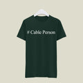 Cable Person T-Shirt T-CAB11 Desichalchitra