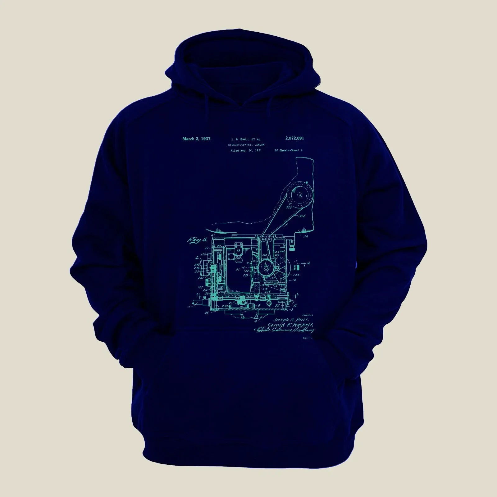 Camera Patent Hoodie H-CMP186 Desichalchitra