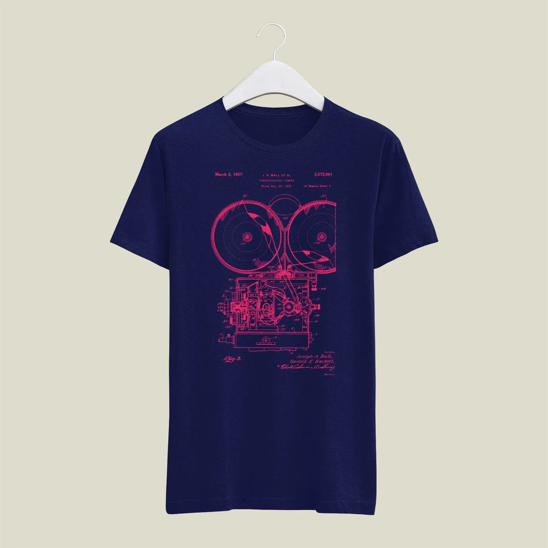 Camera Patent T-Shirt T-CMP198 Desichalchitra