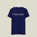 Video Editor T-Shirt T-VED3 Desichalchitra