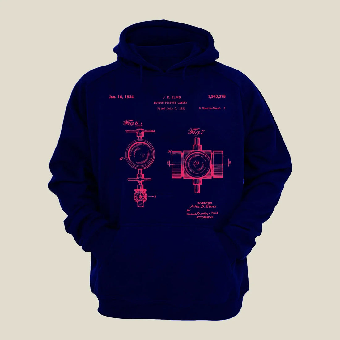Camera Patent Hoodie H-CMP201 Desichalchitra